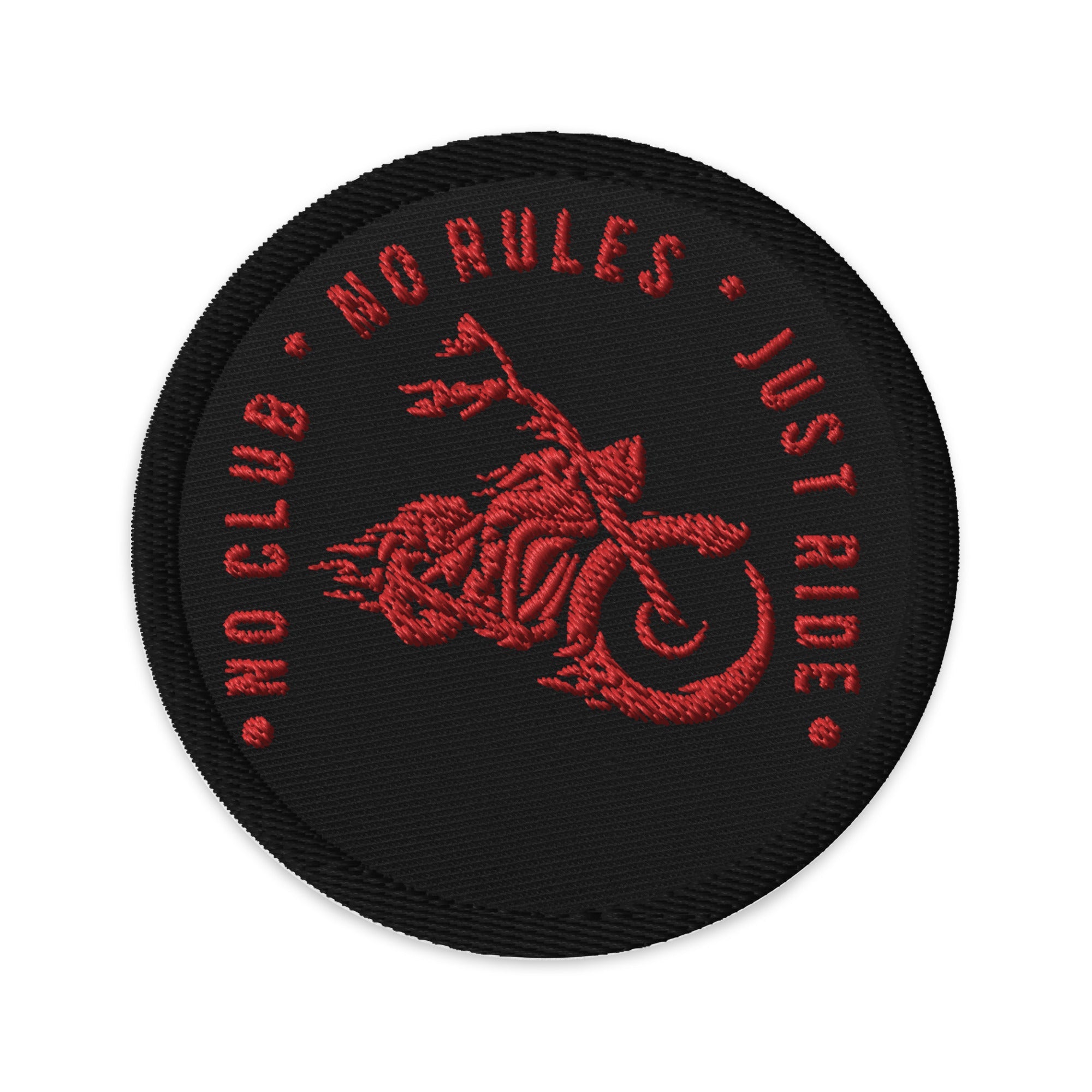 N2J Hot 2 Wheels No logo Embroidered patches