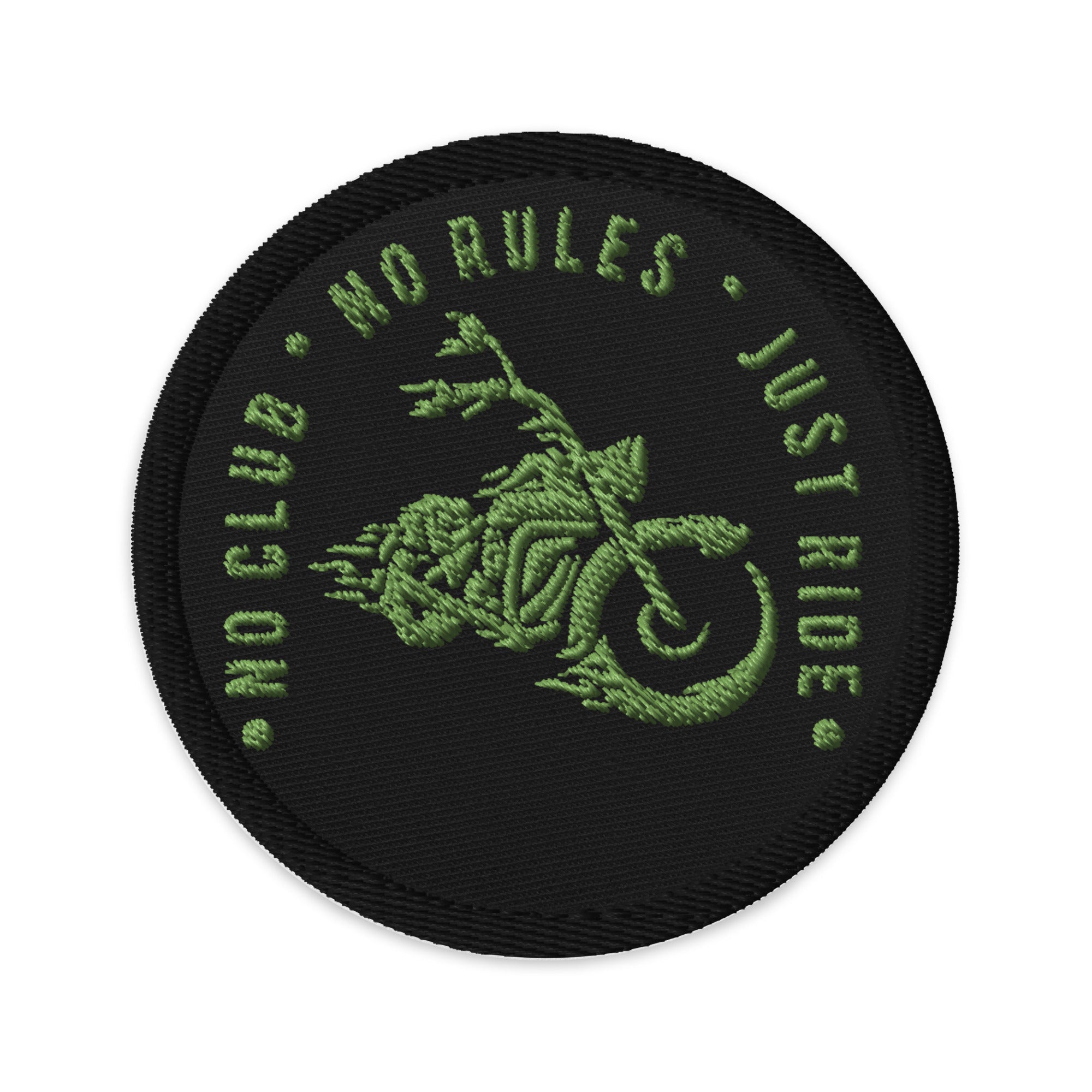 N2J Hot 2 Wheels No logo Embroidered patches