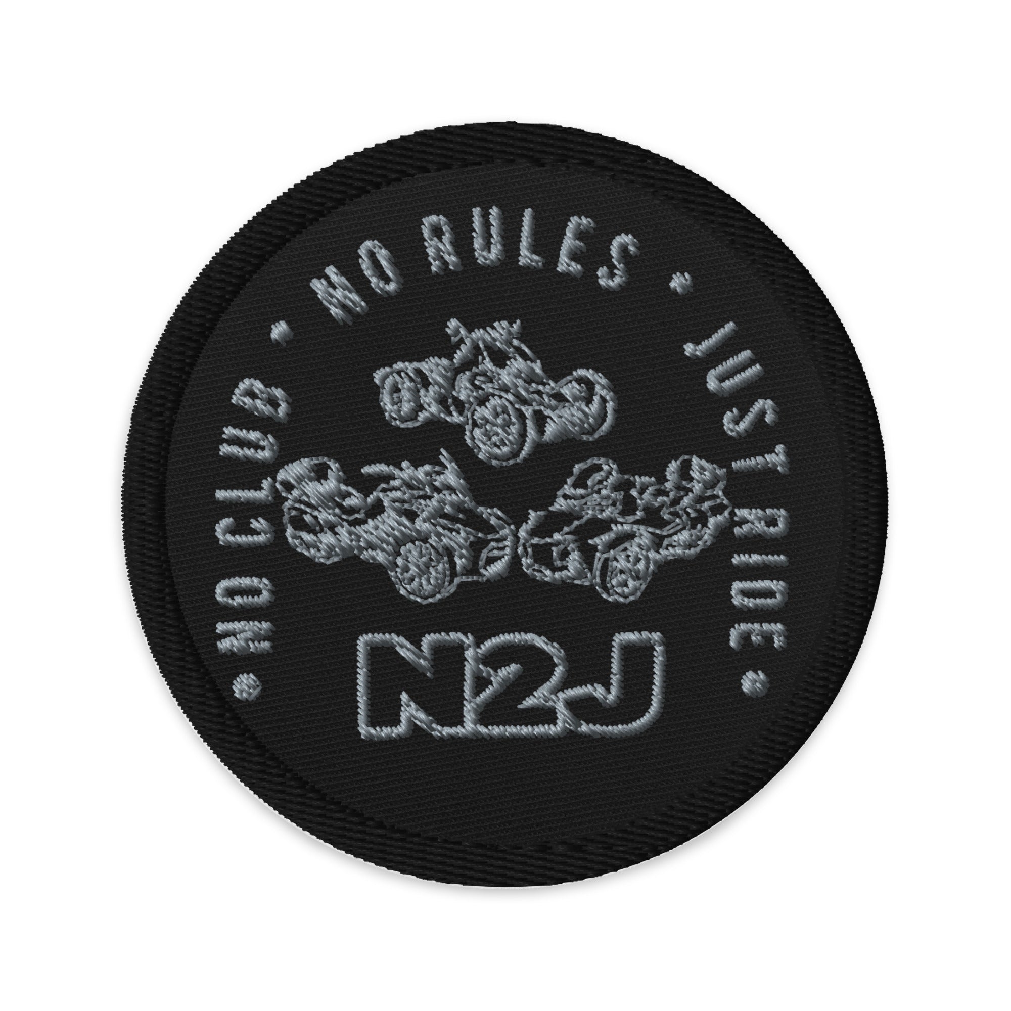 N2J 3 Bikes Newer Embroidered Patches