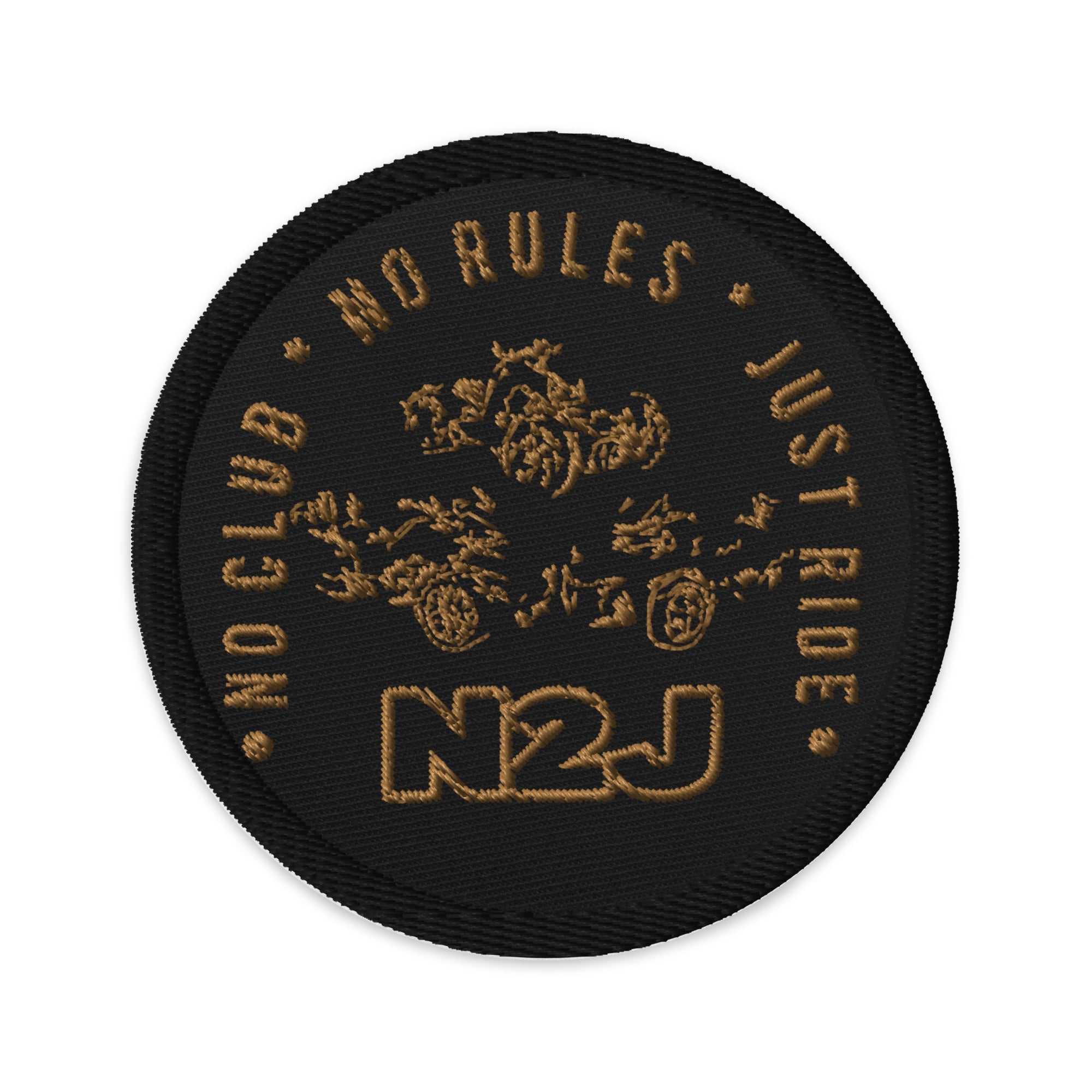 N2J 3 Bikes Newer Embroidered Patches