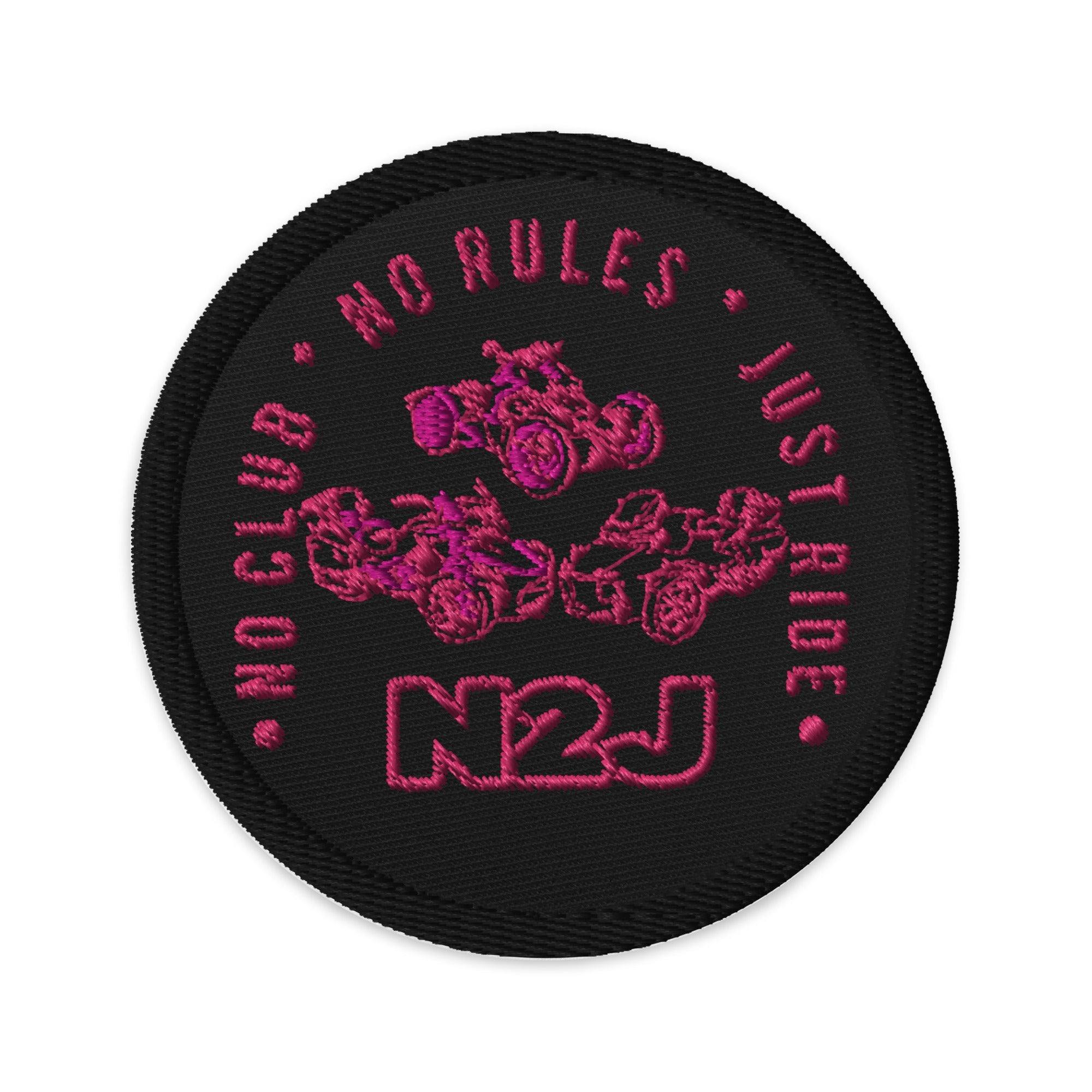 N2J 3 Bikes Newer Embroidered Patches