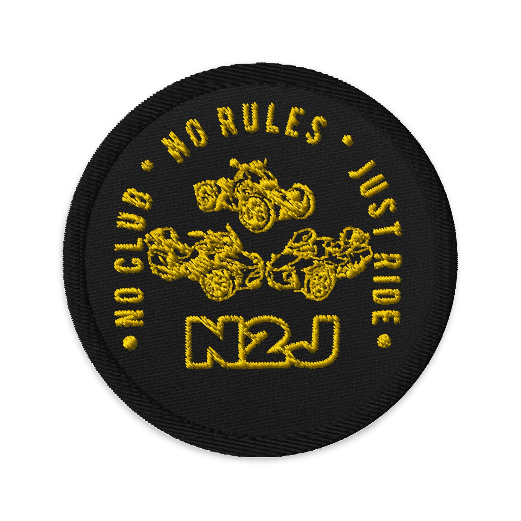 N2J 3 Bikes Newer Embroidered Patches