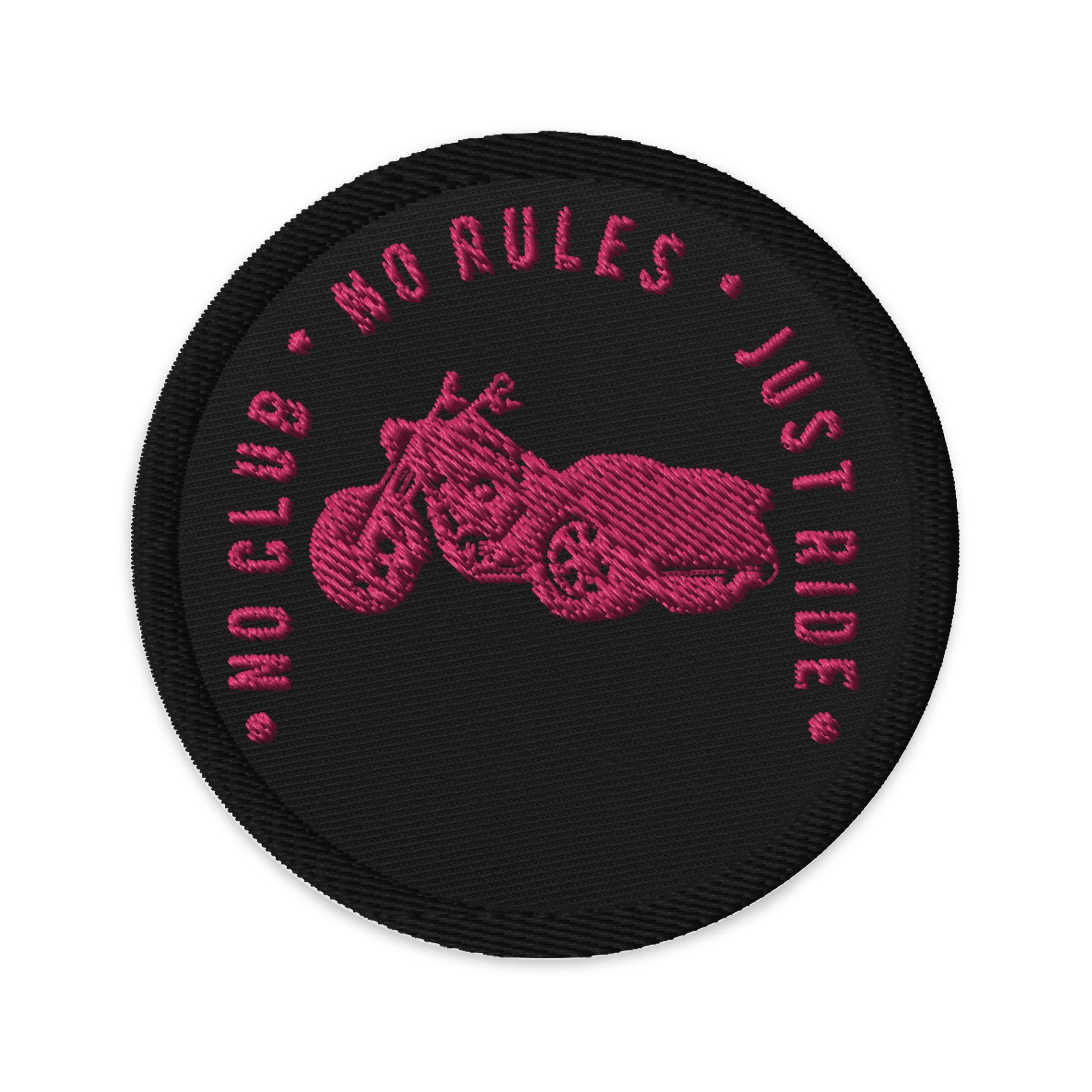 N2J trike no logo Embroidered patches