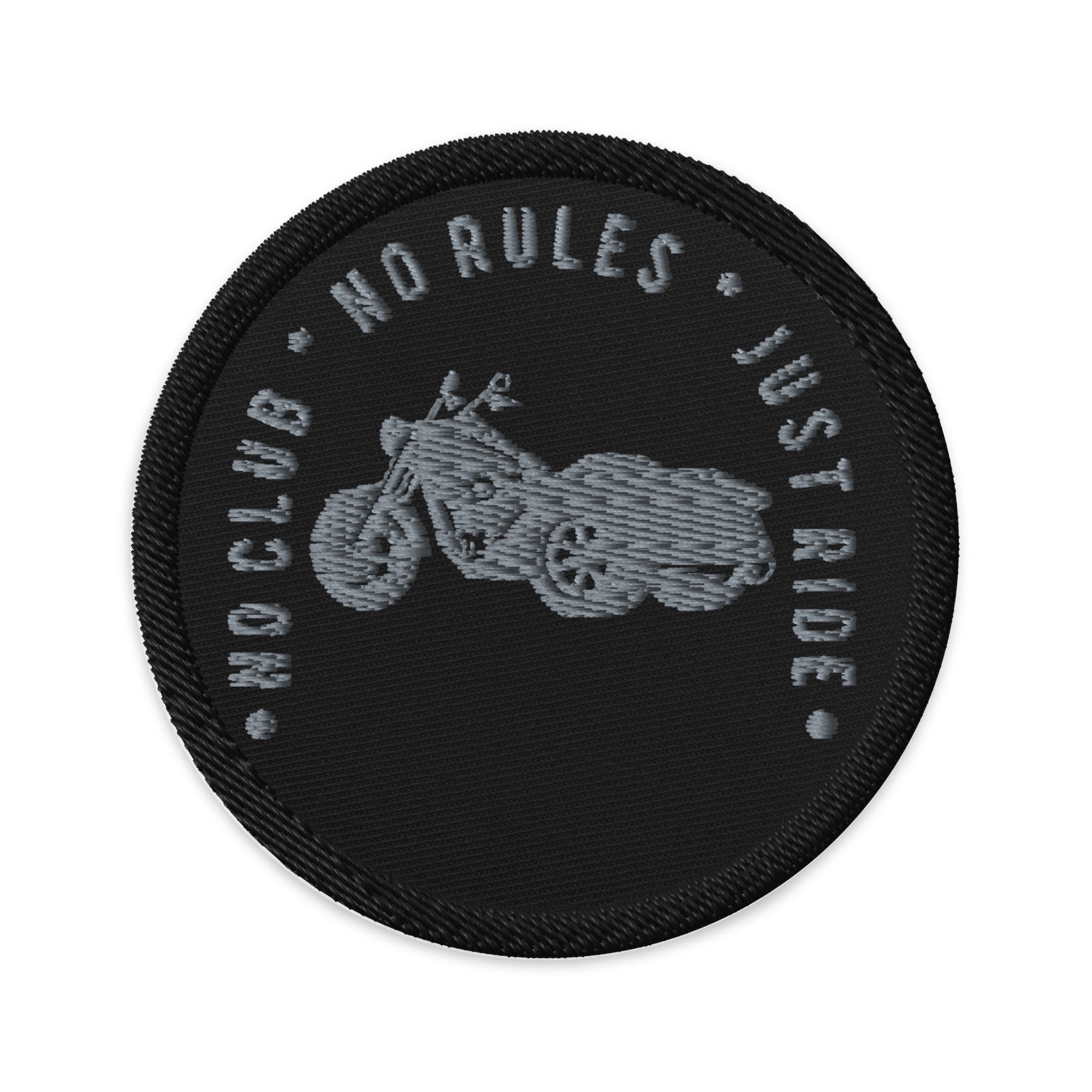 N2J trike no logo Embroidered patches