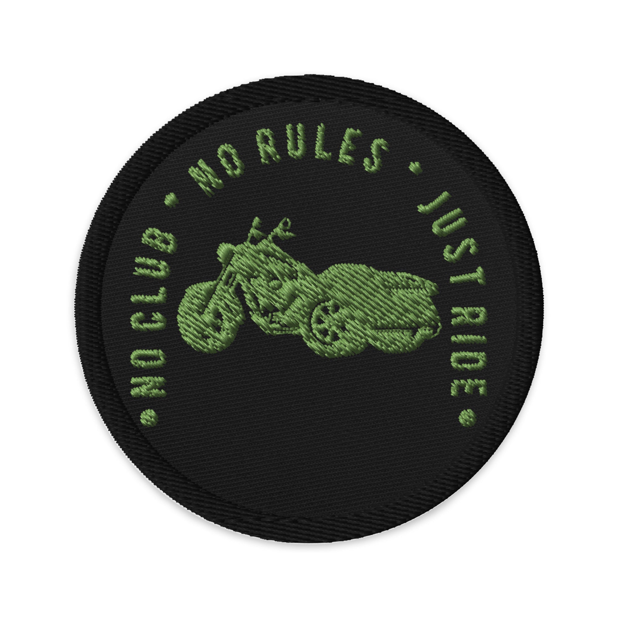 N2J trike no logo Embroidered patches