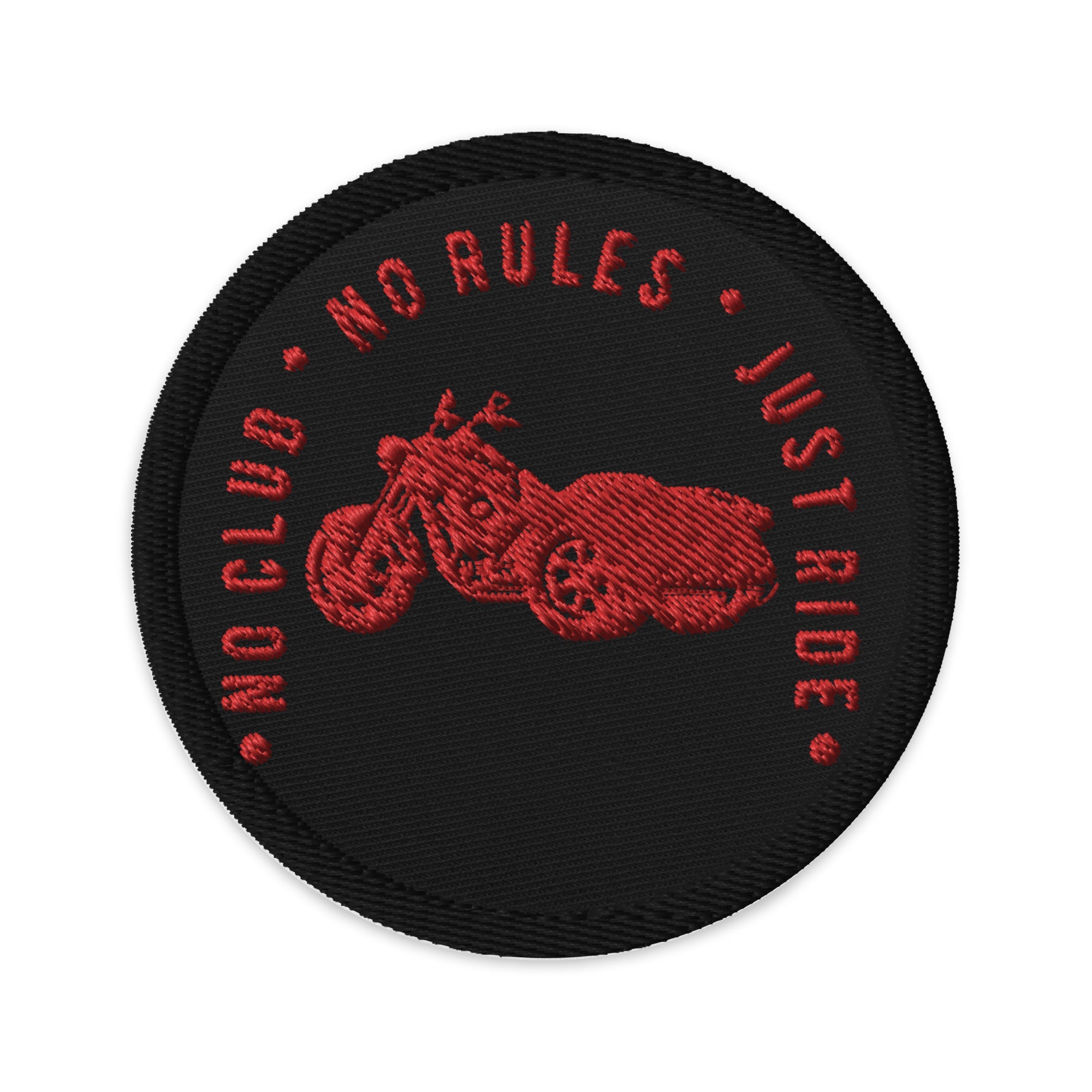 N2J trike no logo Embroidered patches