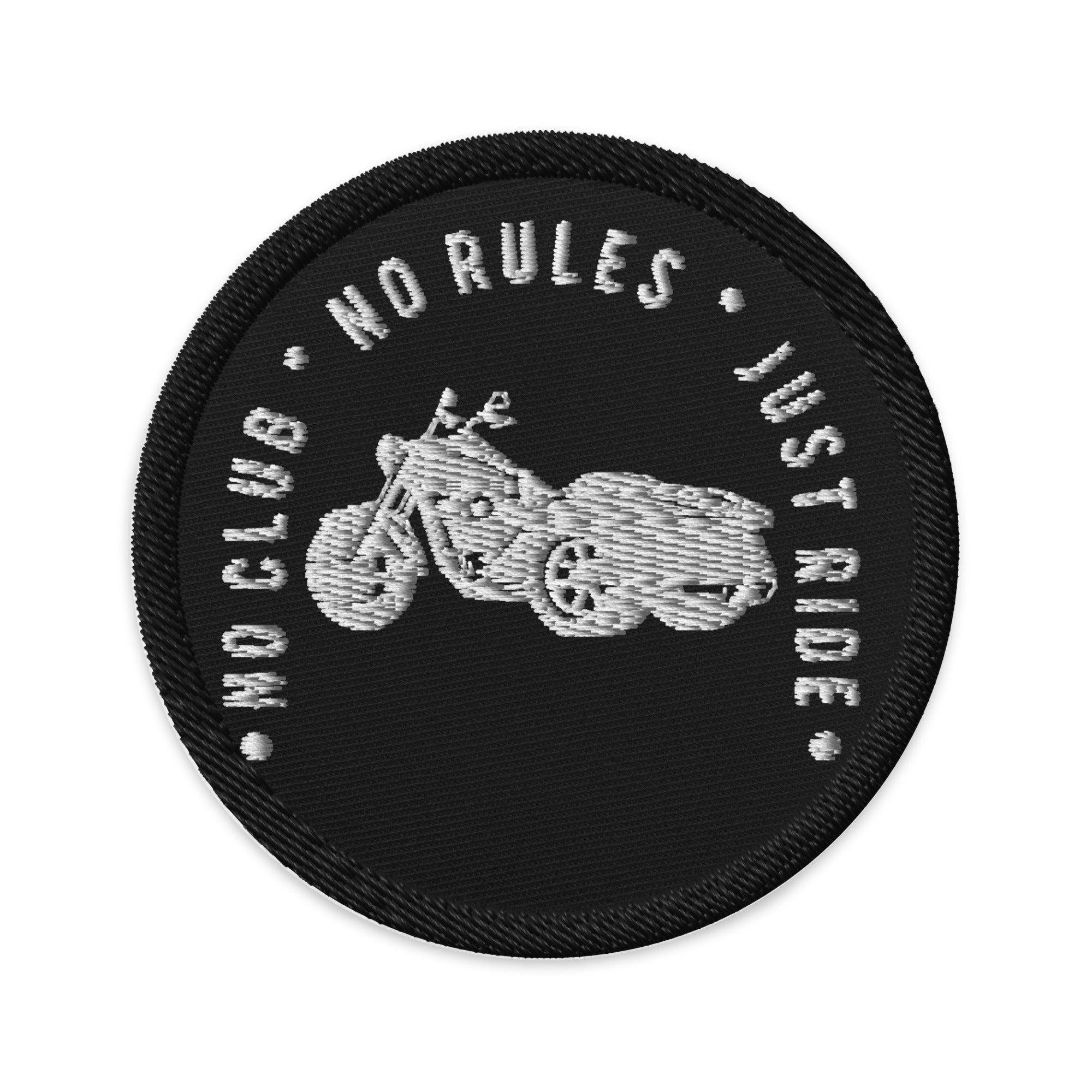 N2J trike no logo Embroidered patches