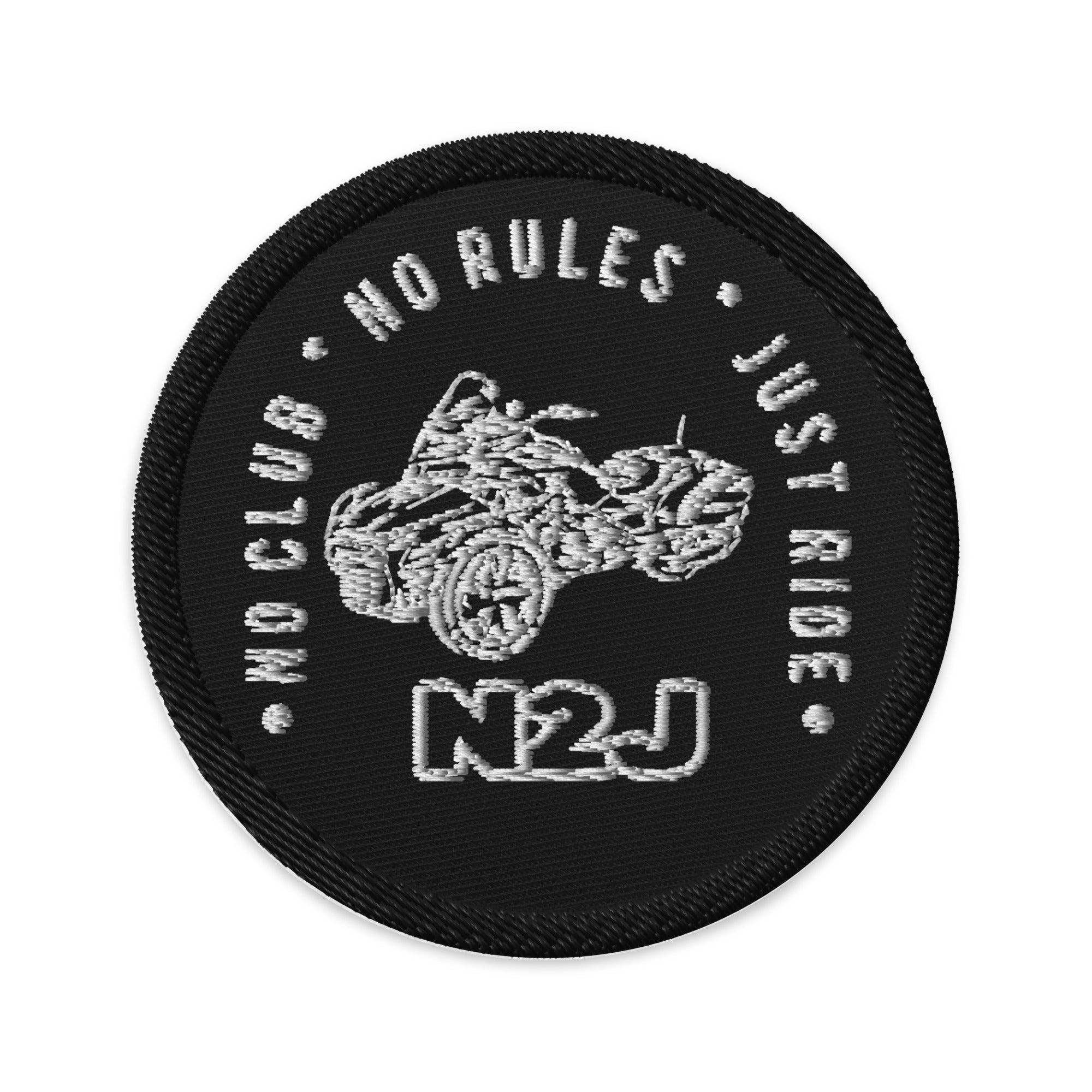 N2J F3 Embroidered patches