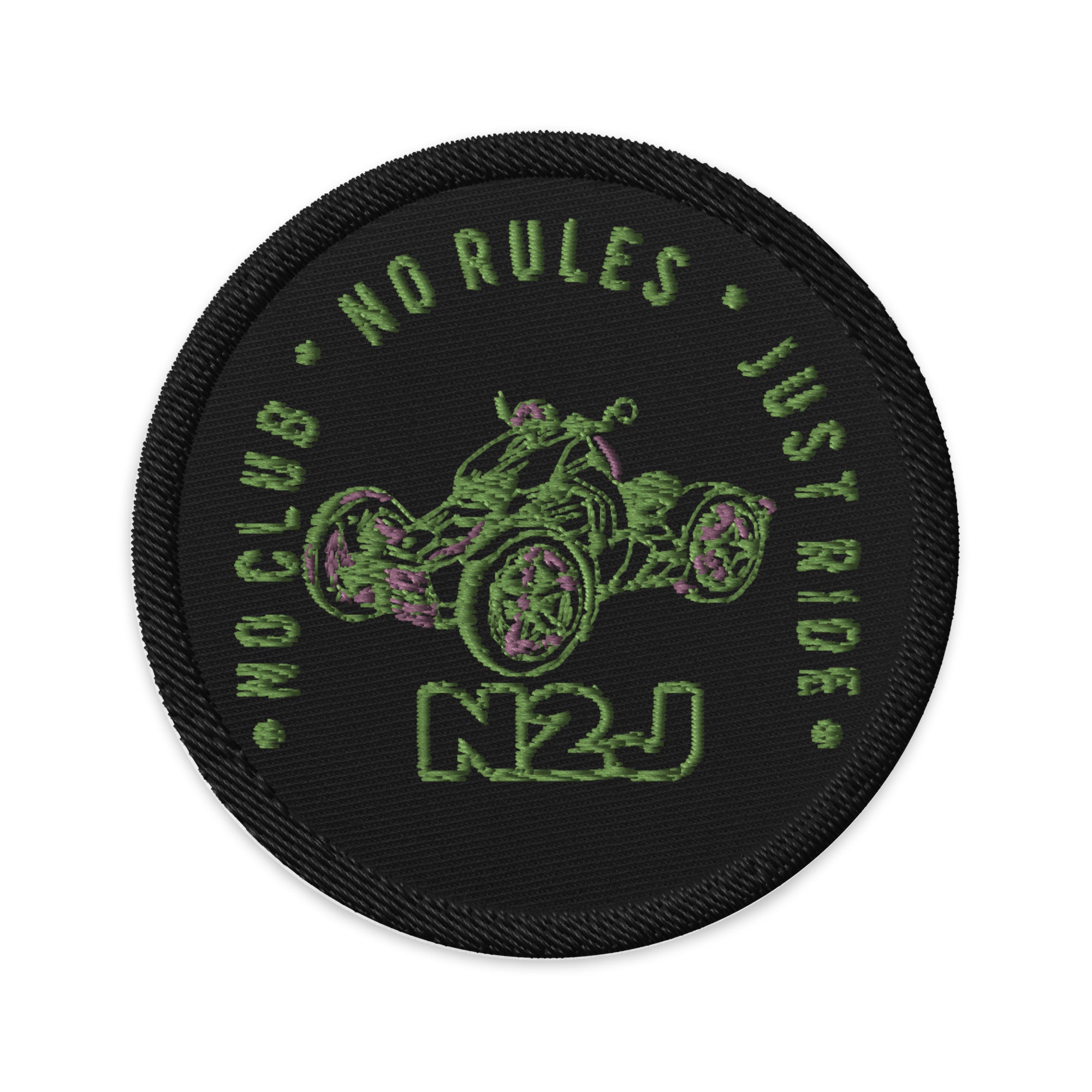 N2J Ryker Embroidered patches