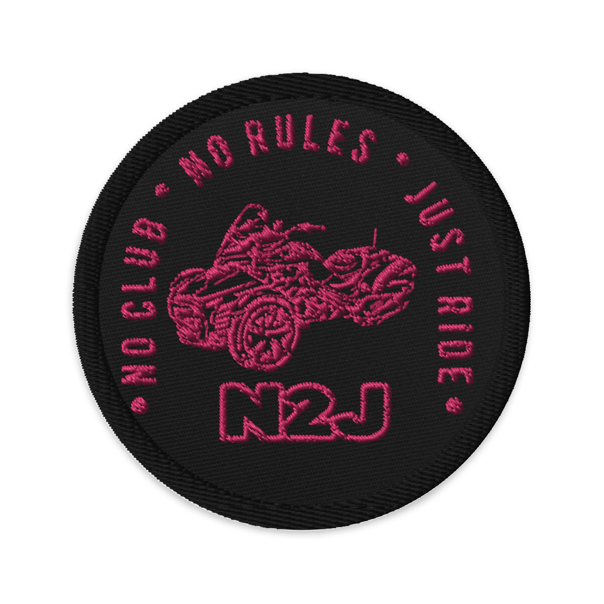 N2J F3 Embroidered patches