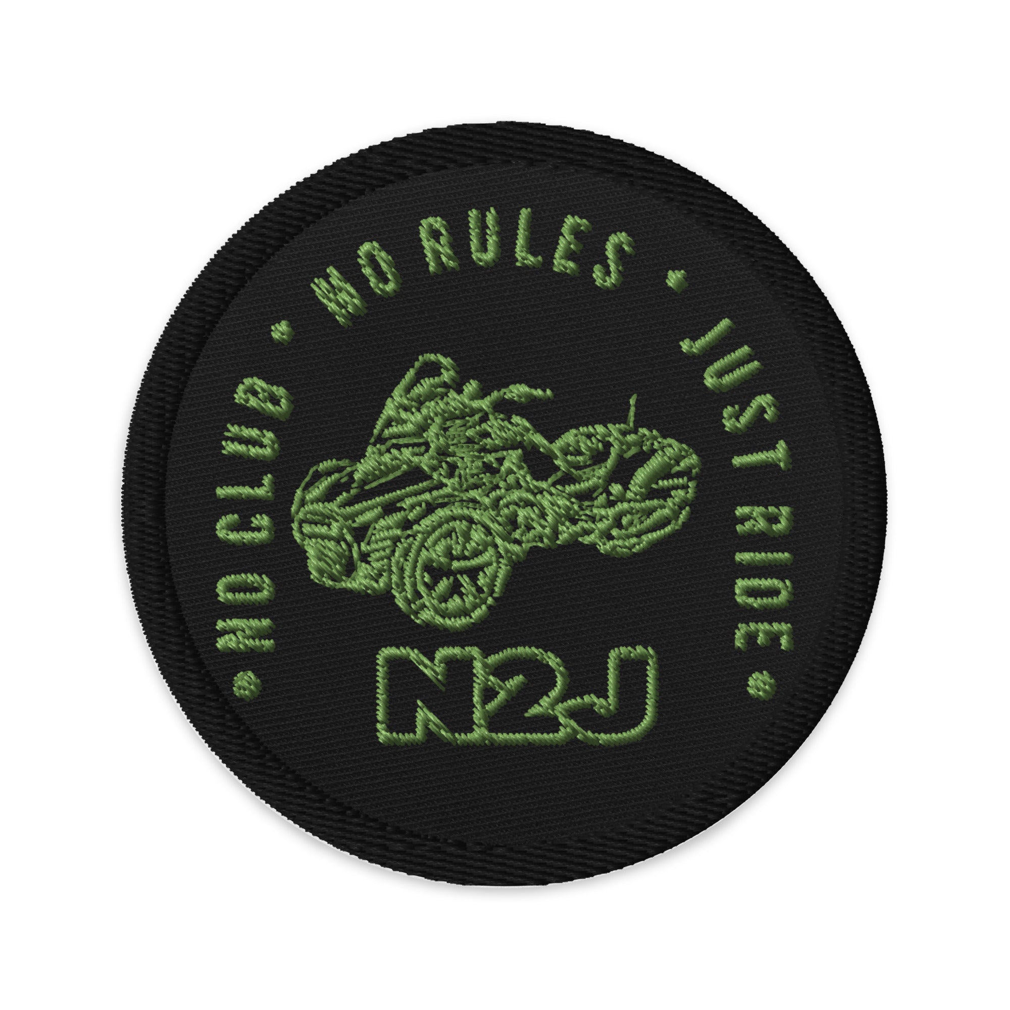 N2J F3 Embroidered patches