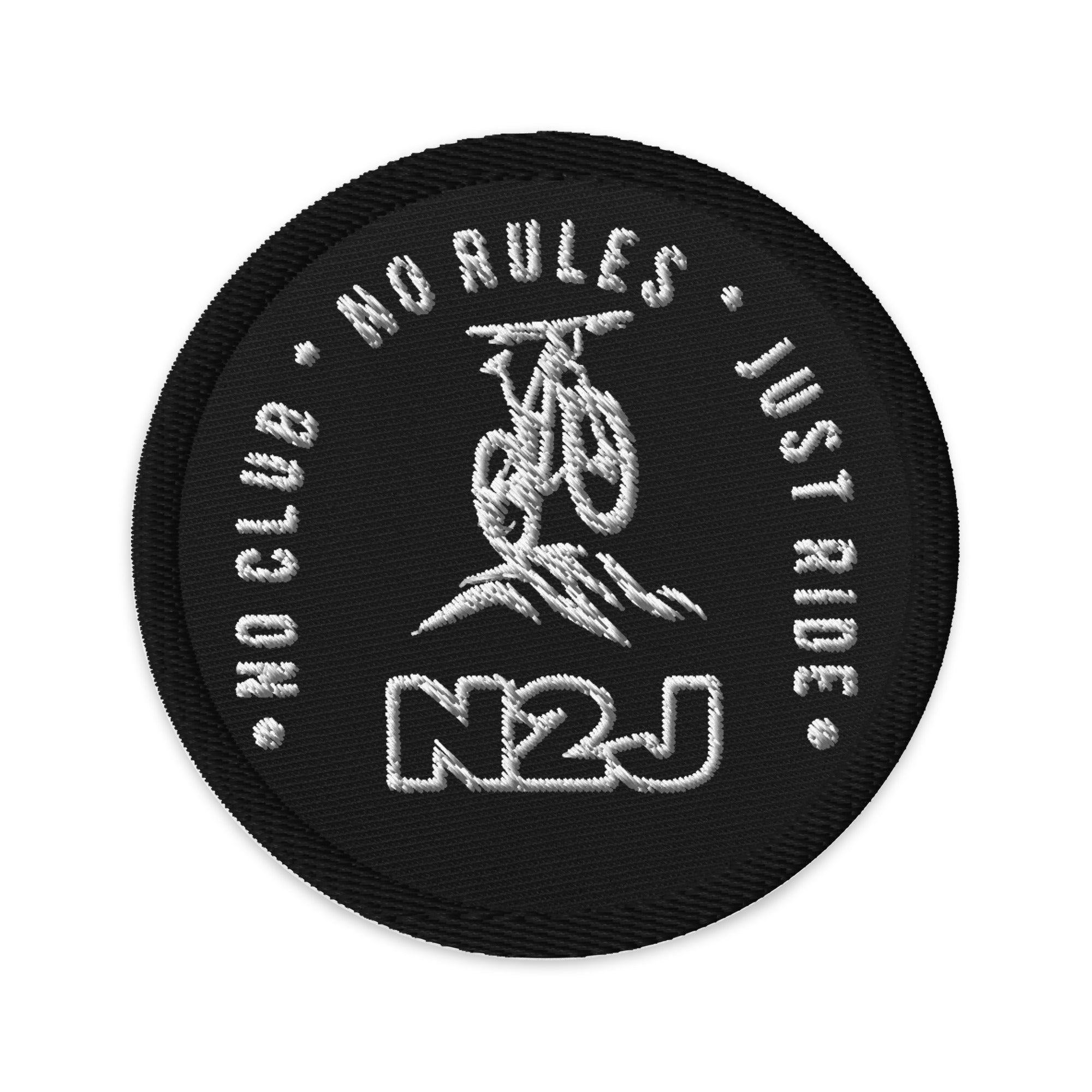 N2J Bicycle Embroidered patches