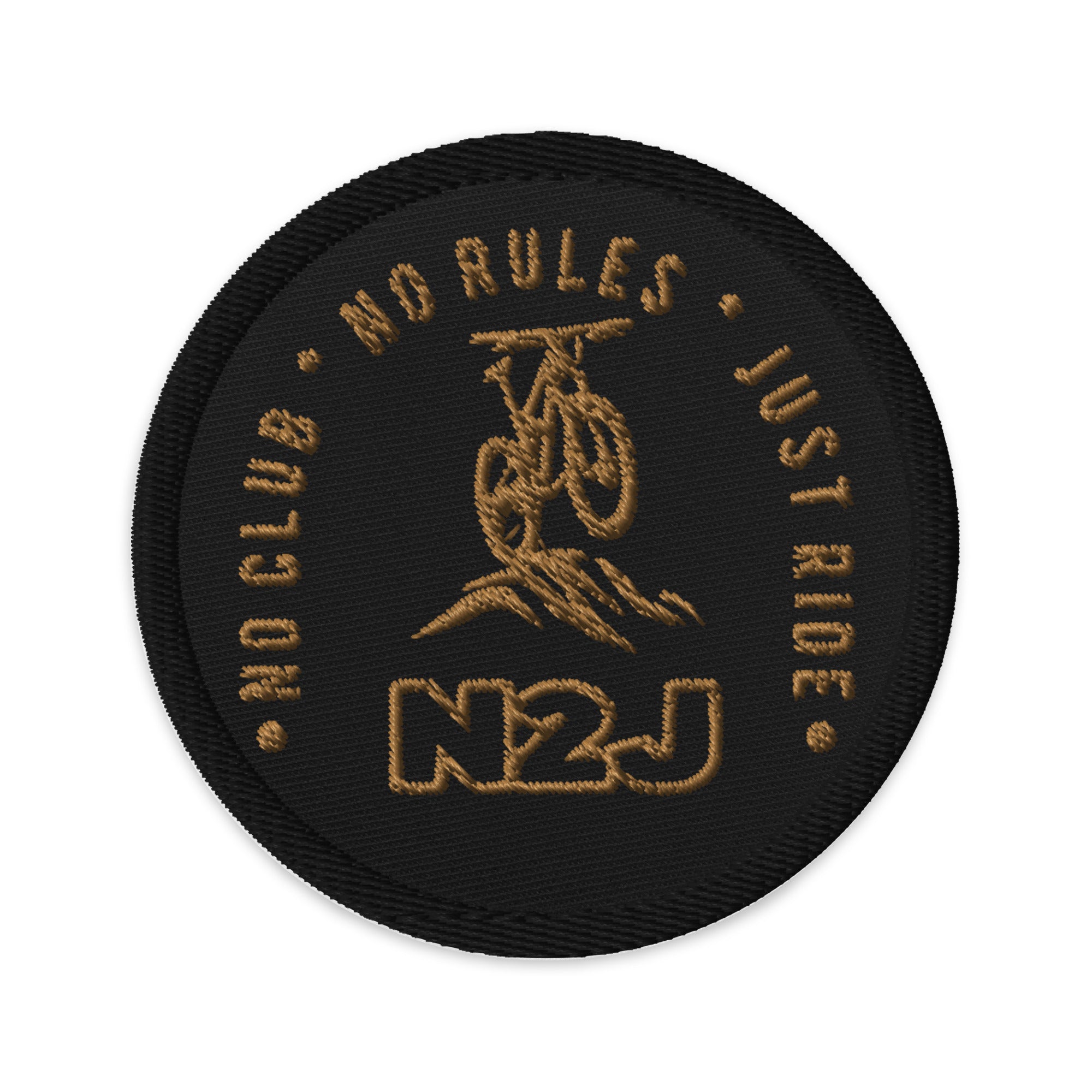 N2J Bicycle Embroidered patches