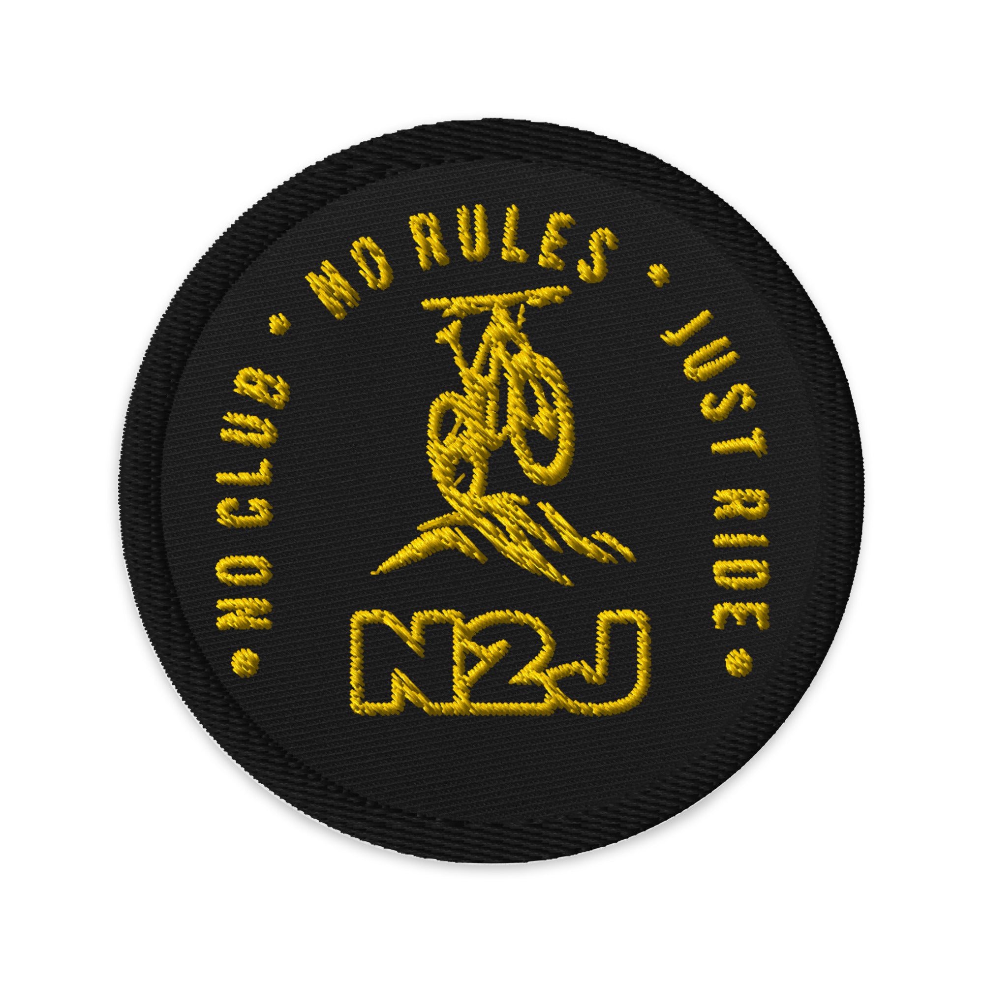 N2J Bicycle Embroidered patches