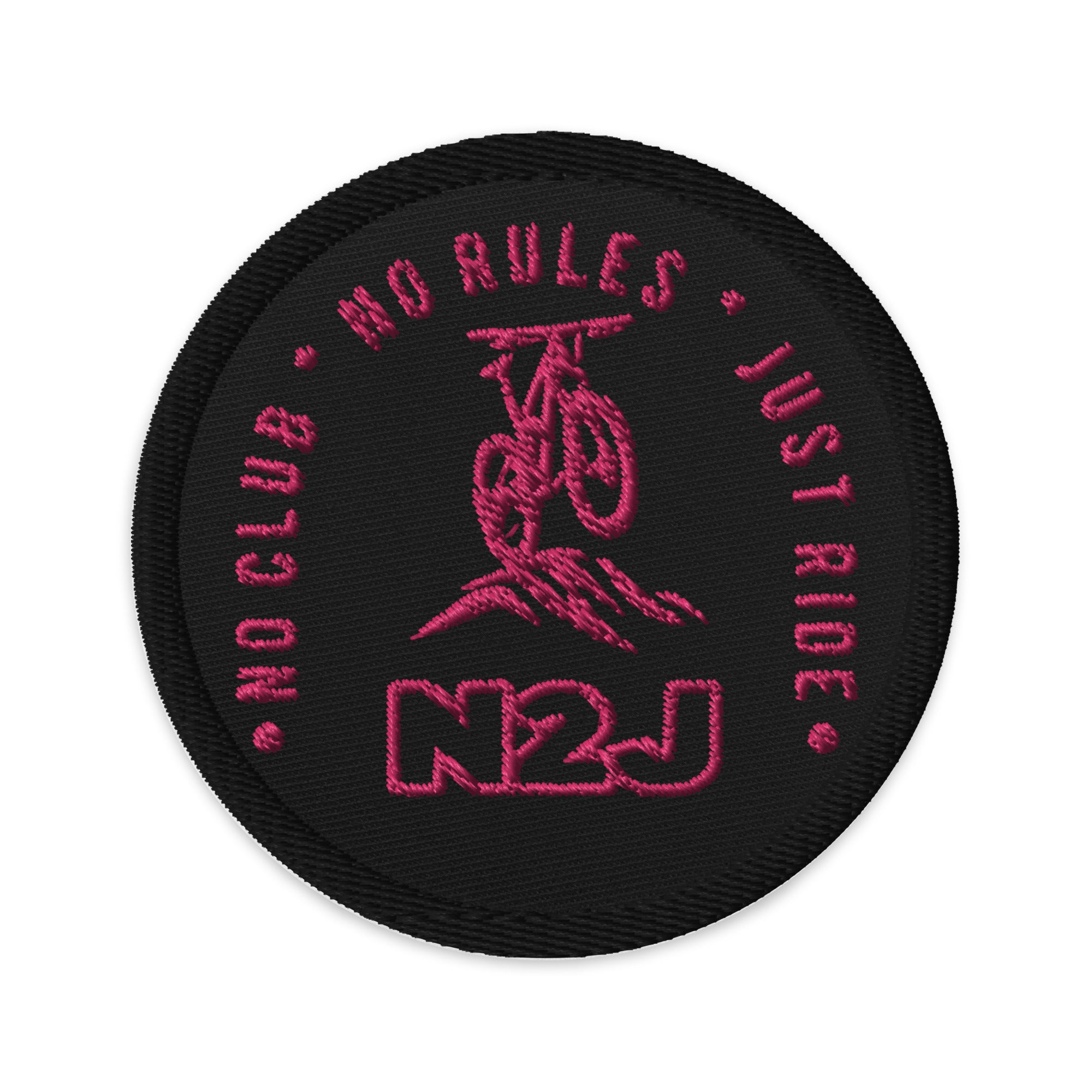 N2J Bicycle Embroidered patches