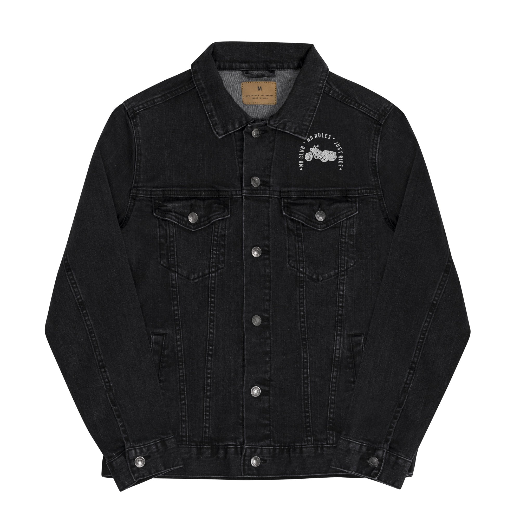 N2J trike no logo Unisex denim jacket