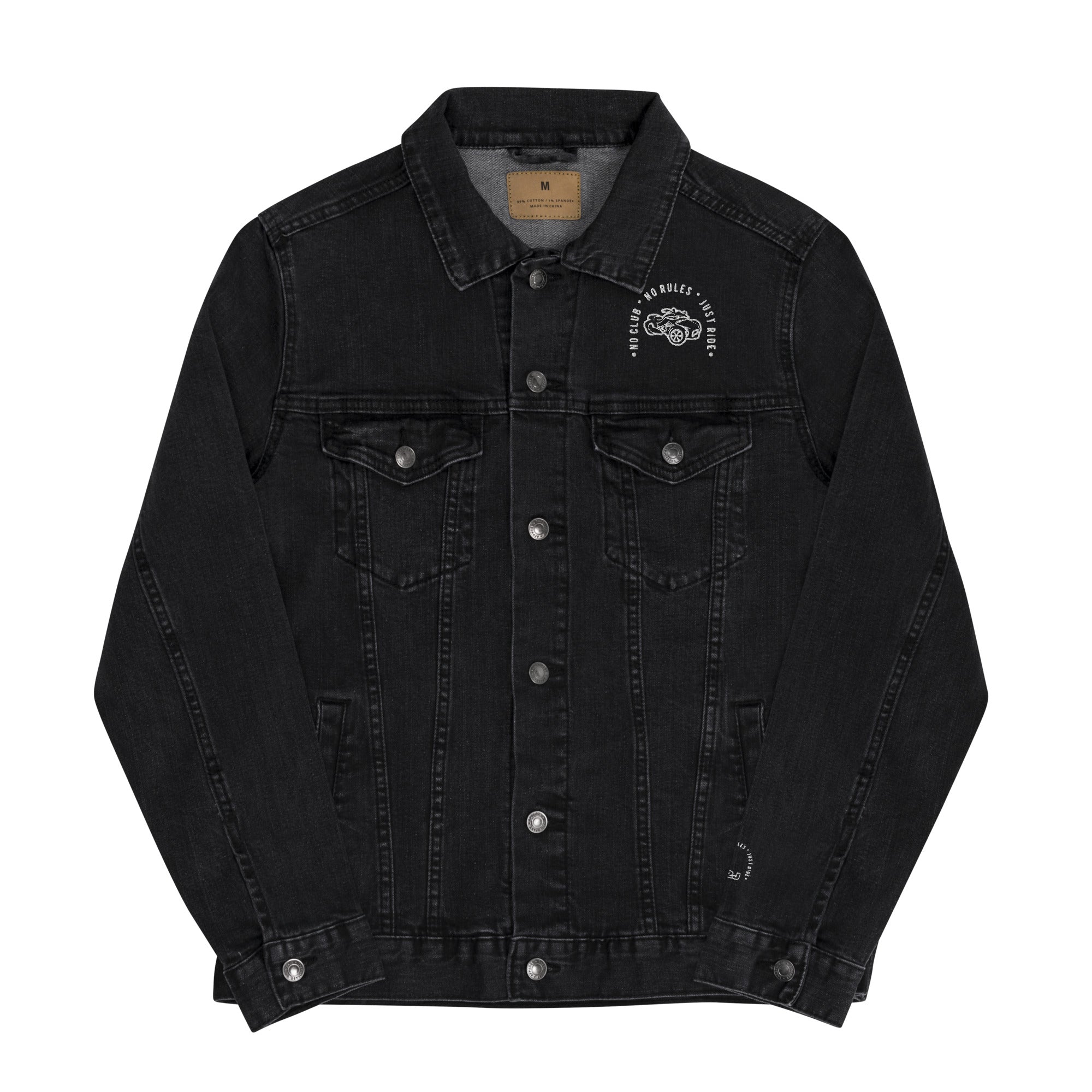 N2J No Logo Unisex denim jacket