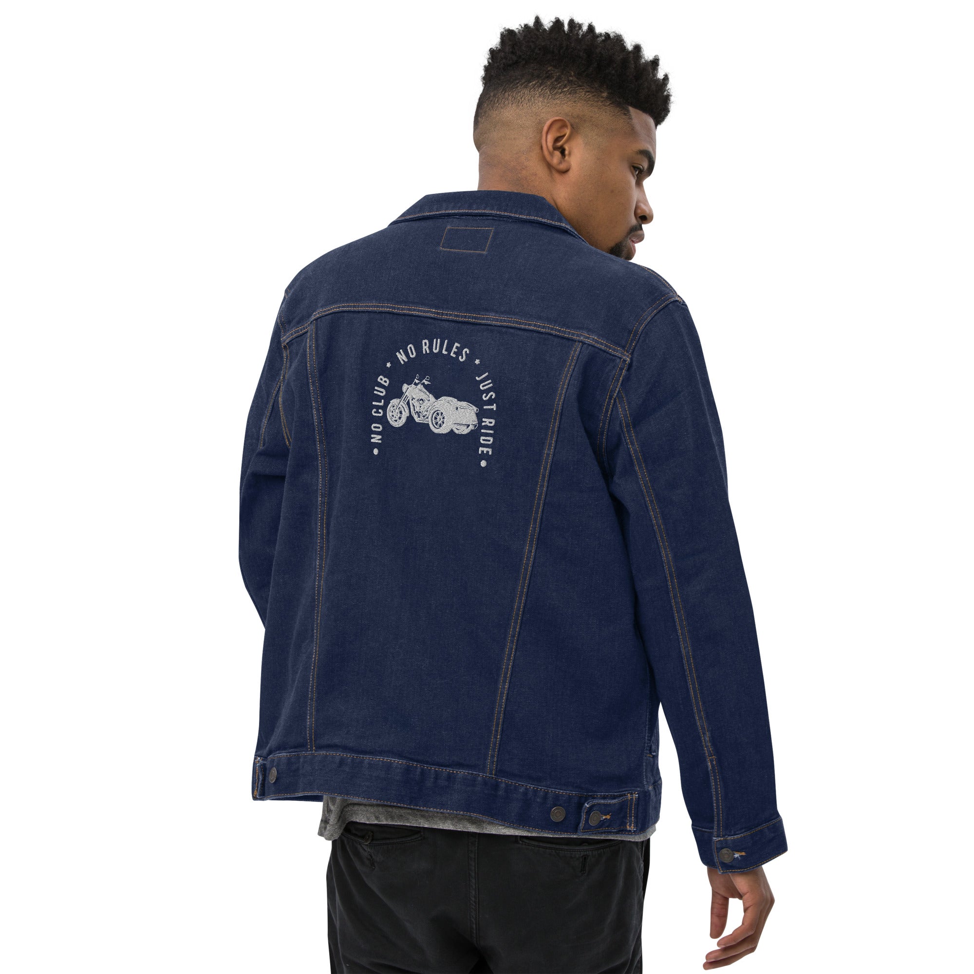 N2J trike no logo Unisex denim jacket