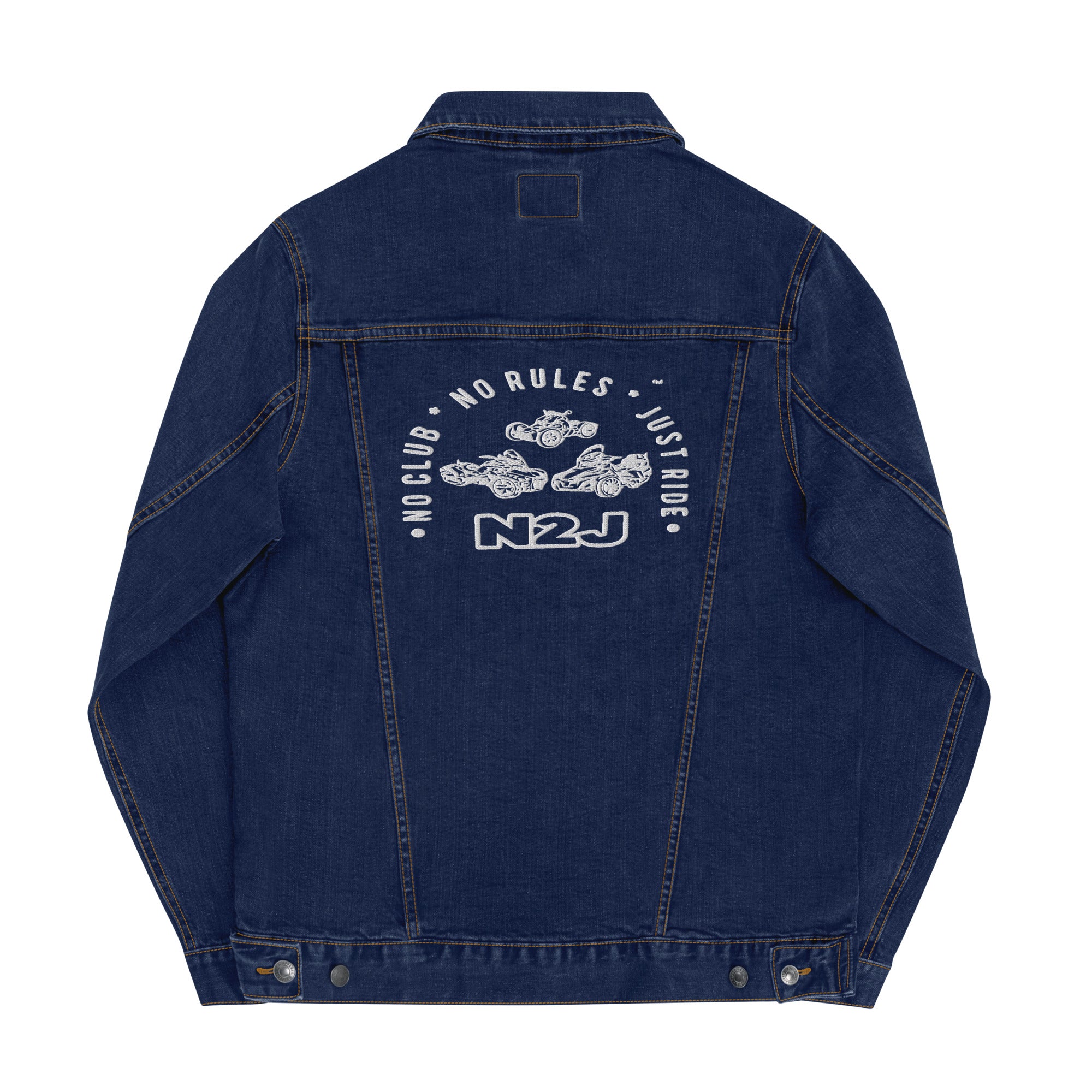 N2J 3 Bikes Unisex denim jacket