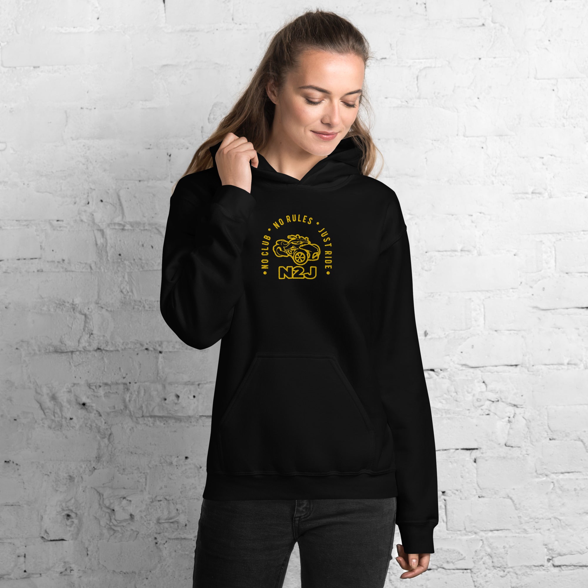 Unisex Embroidered Hoodie