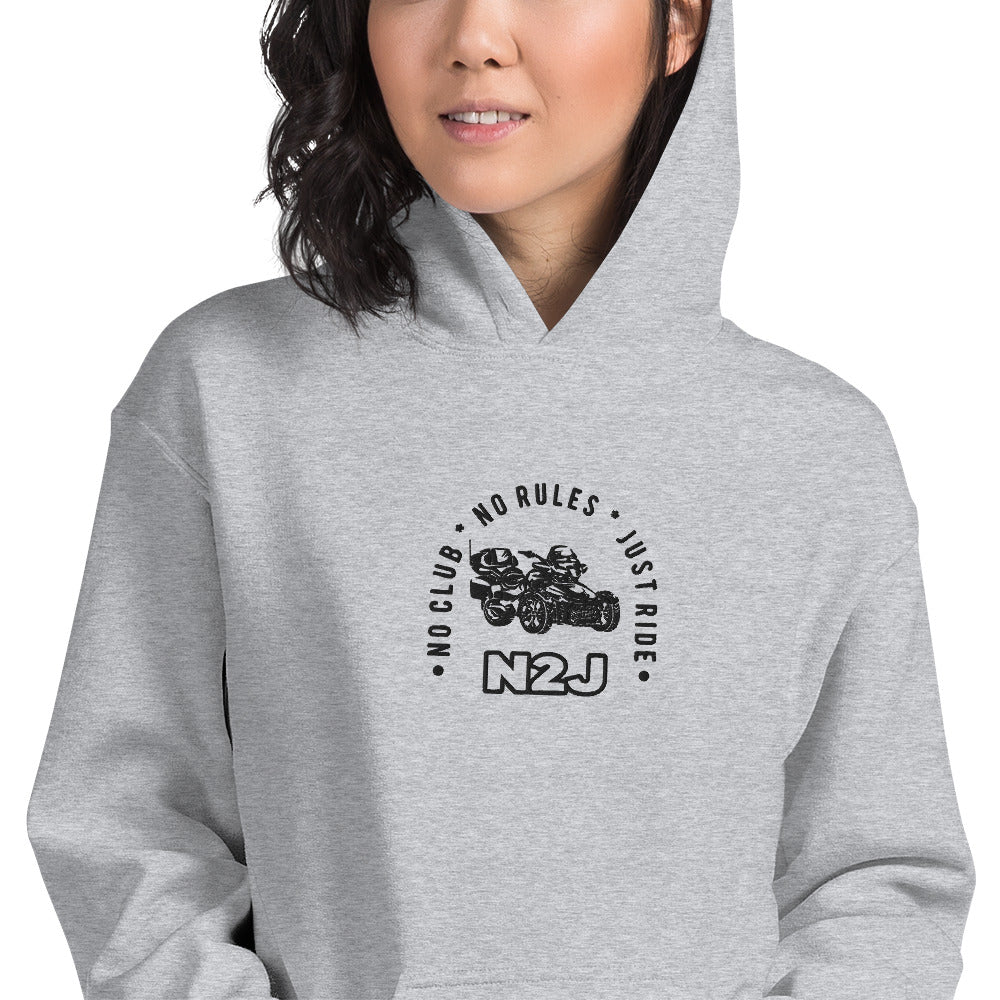 Unisex Embroidered Hoodie