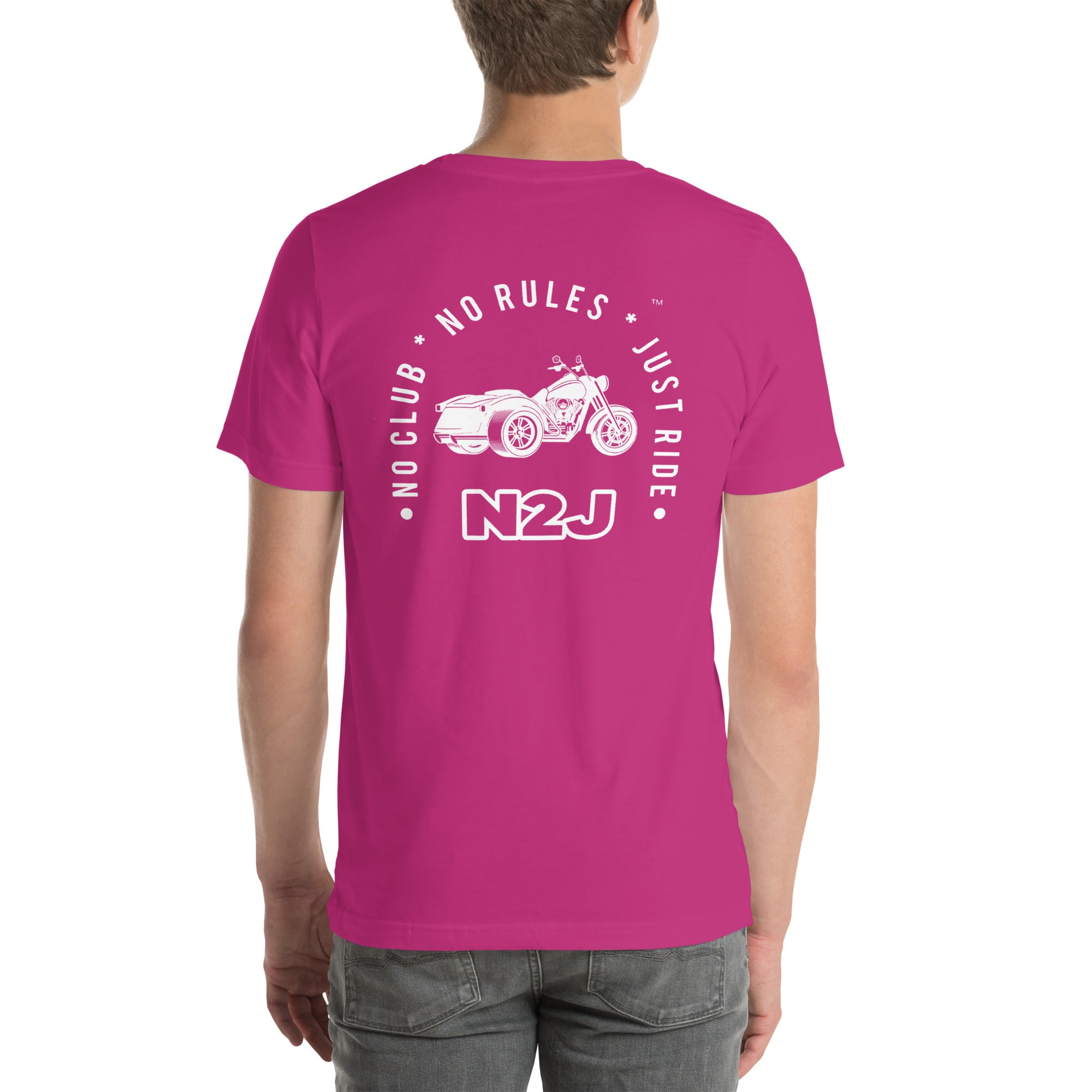 N2J Trike Embroidery Unisex T-shirt