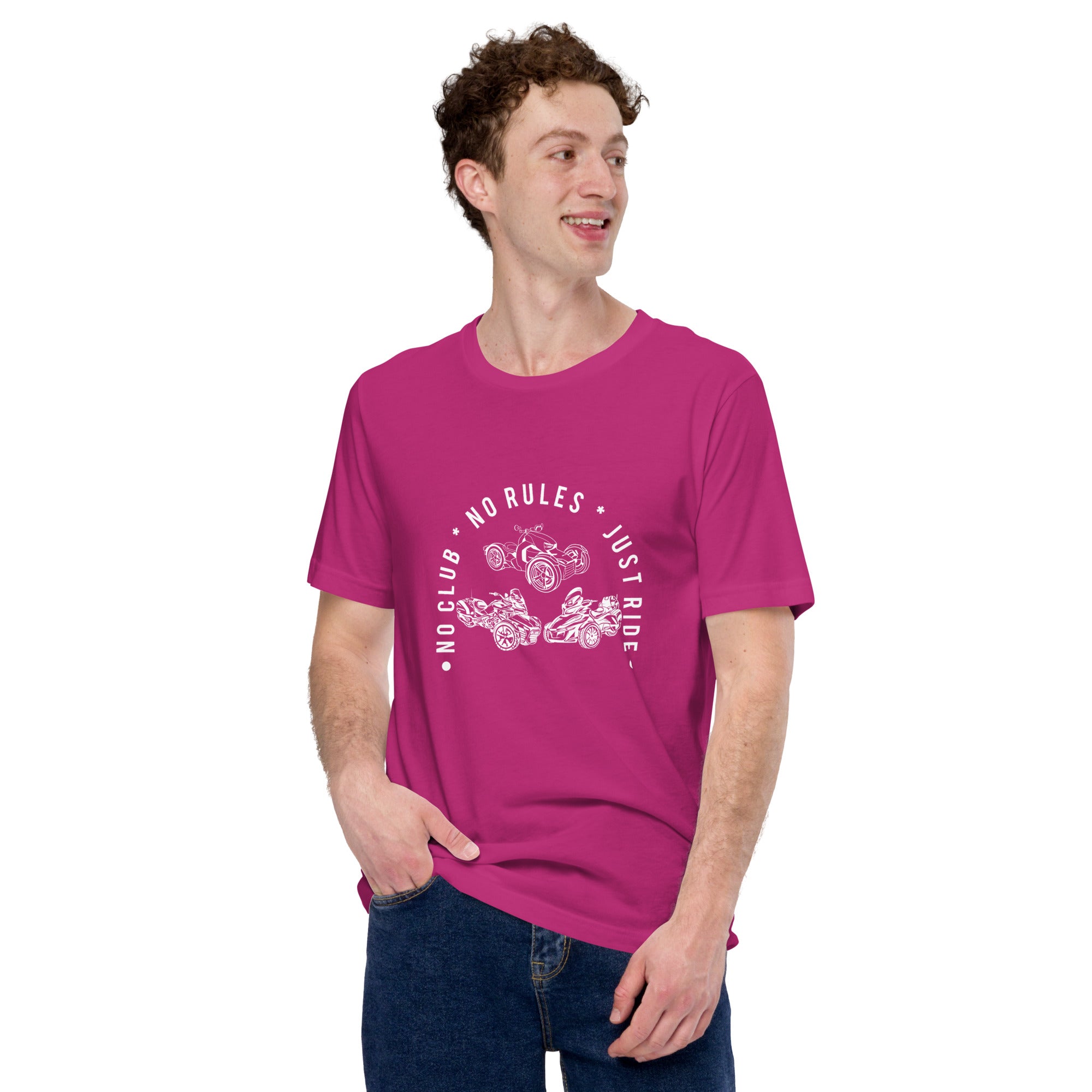 N2J 3 Bikes No Logo Unisex T-shirt