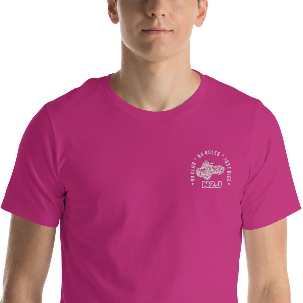 N2J F3 Embroidery Unisex T-shirt