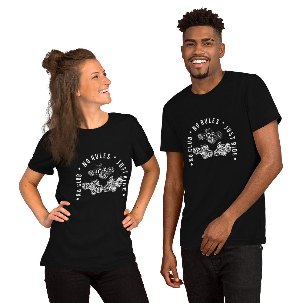 N2J 3 Bikes No Logo Unisex T-shirt