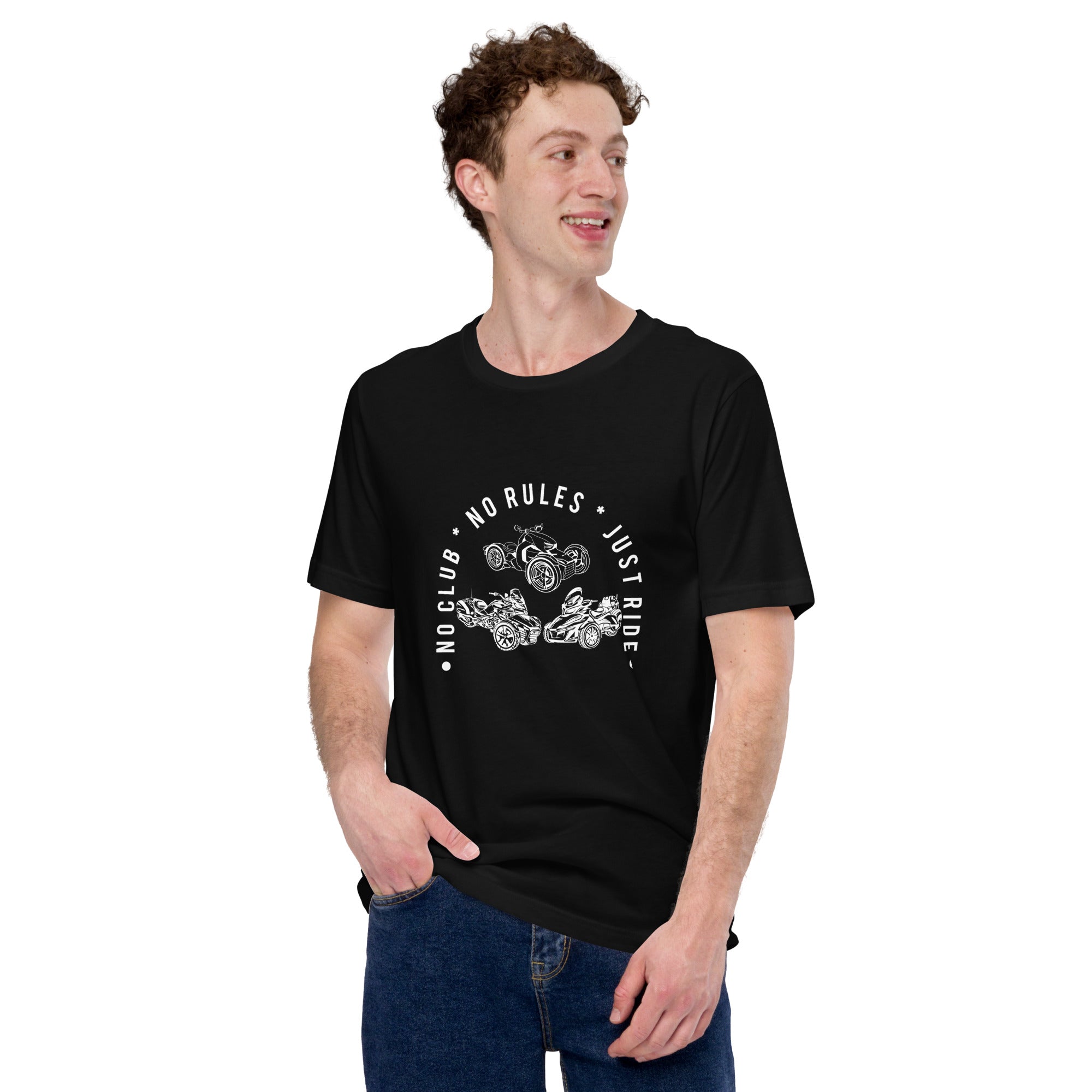 N2J 3 Bikes No Logo Unisex T-shirt