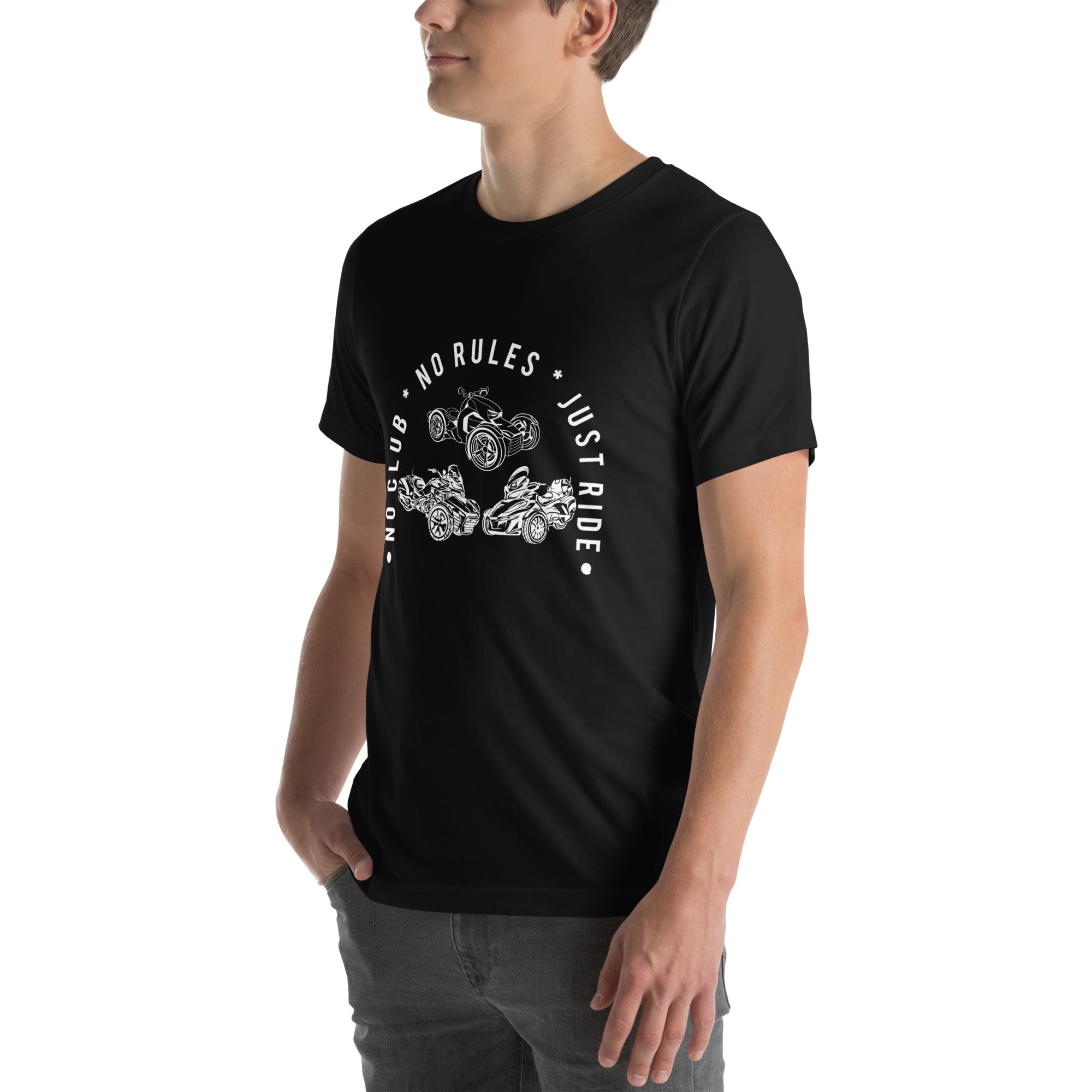 N2J 3 Bikes No Logo Unisex T-shirt