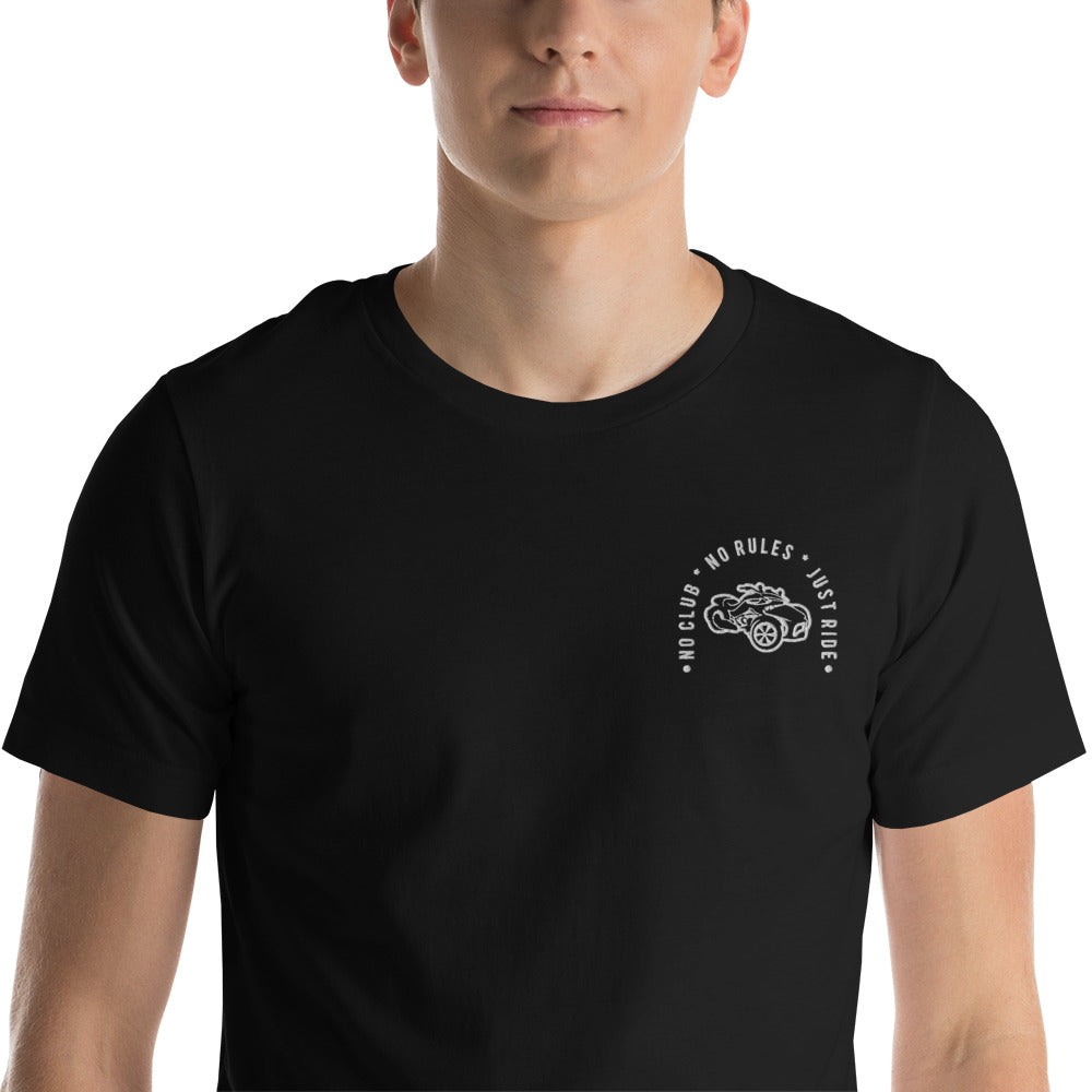 N2J No Logo Embroidery Unisex T-shirt