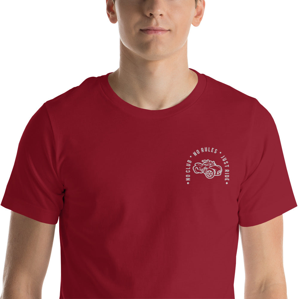 N2J No Logo Embroidery Unisex T-shirt