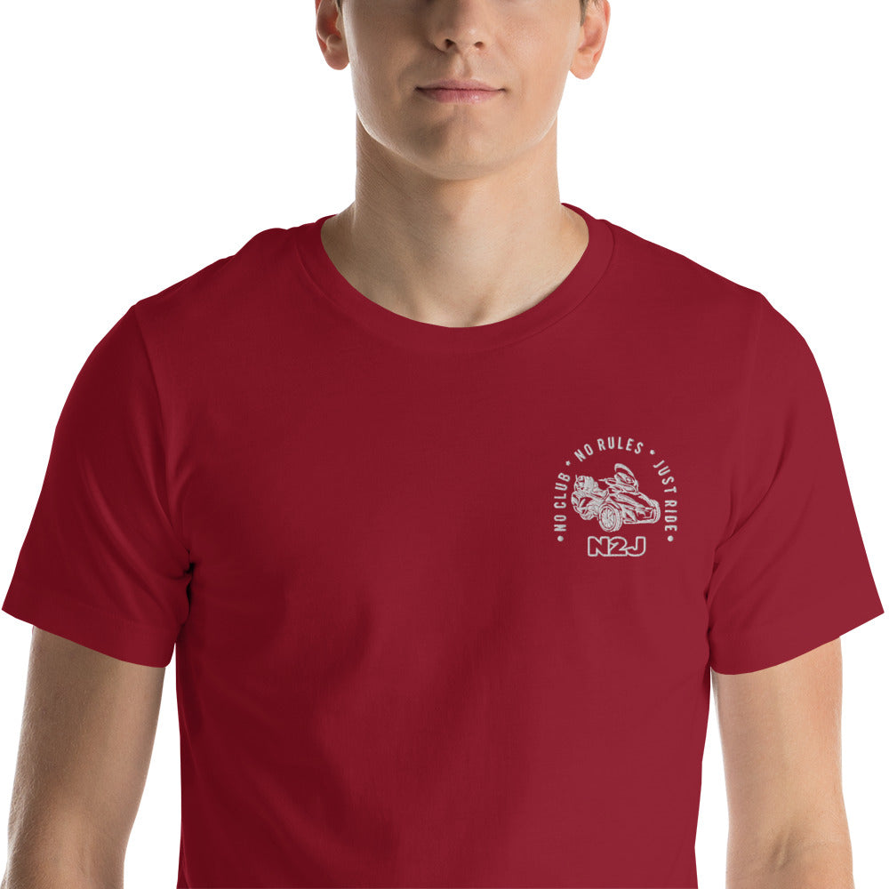 N2J Main RTL Embroidery Unisex T-shirt