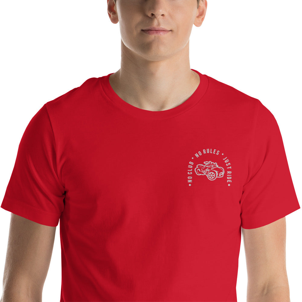 N2J No Logo Embroidery Unisex T-shirt