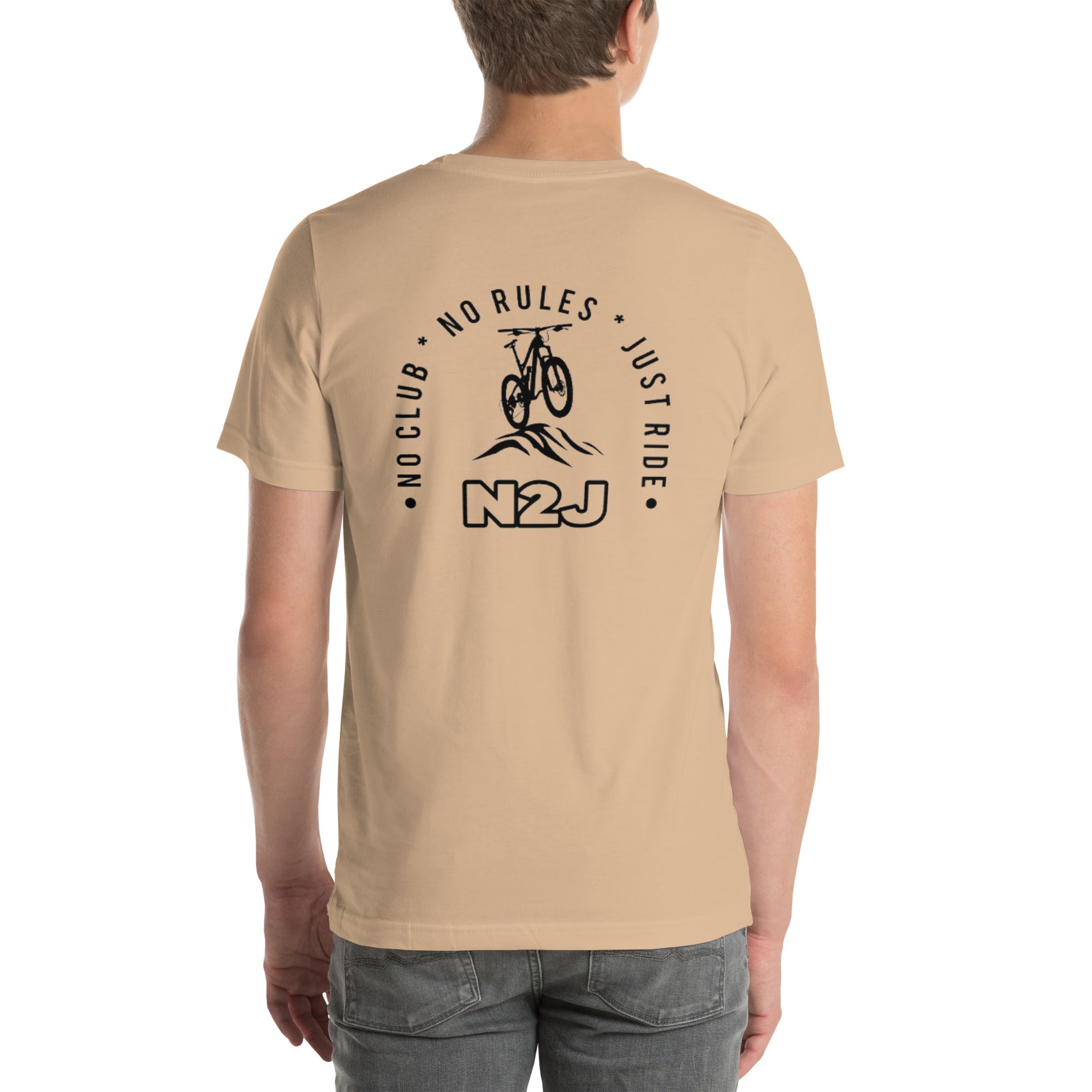 N2J Bicycle Embroidery Unisex T-shirt