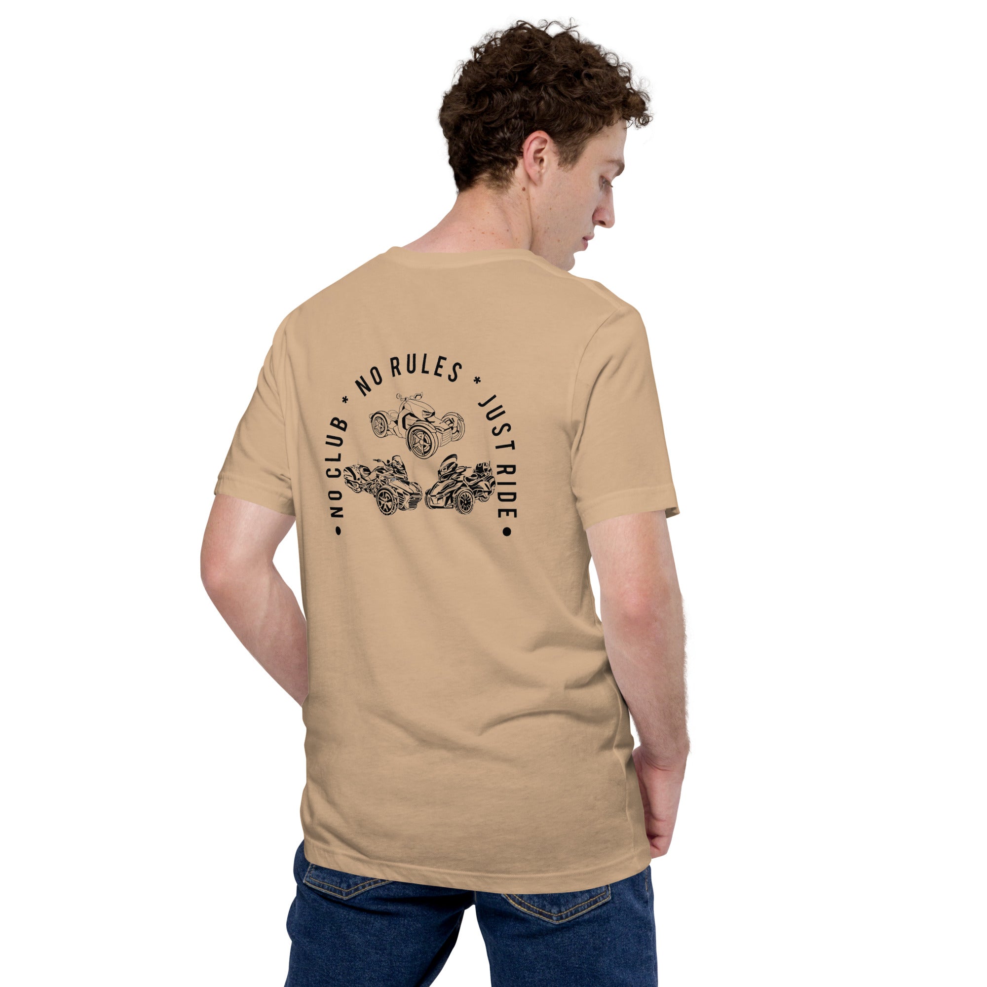 N2J 3 Bikes No Logo Unisex T-shirt