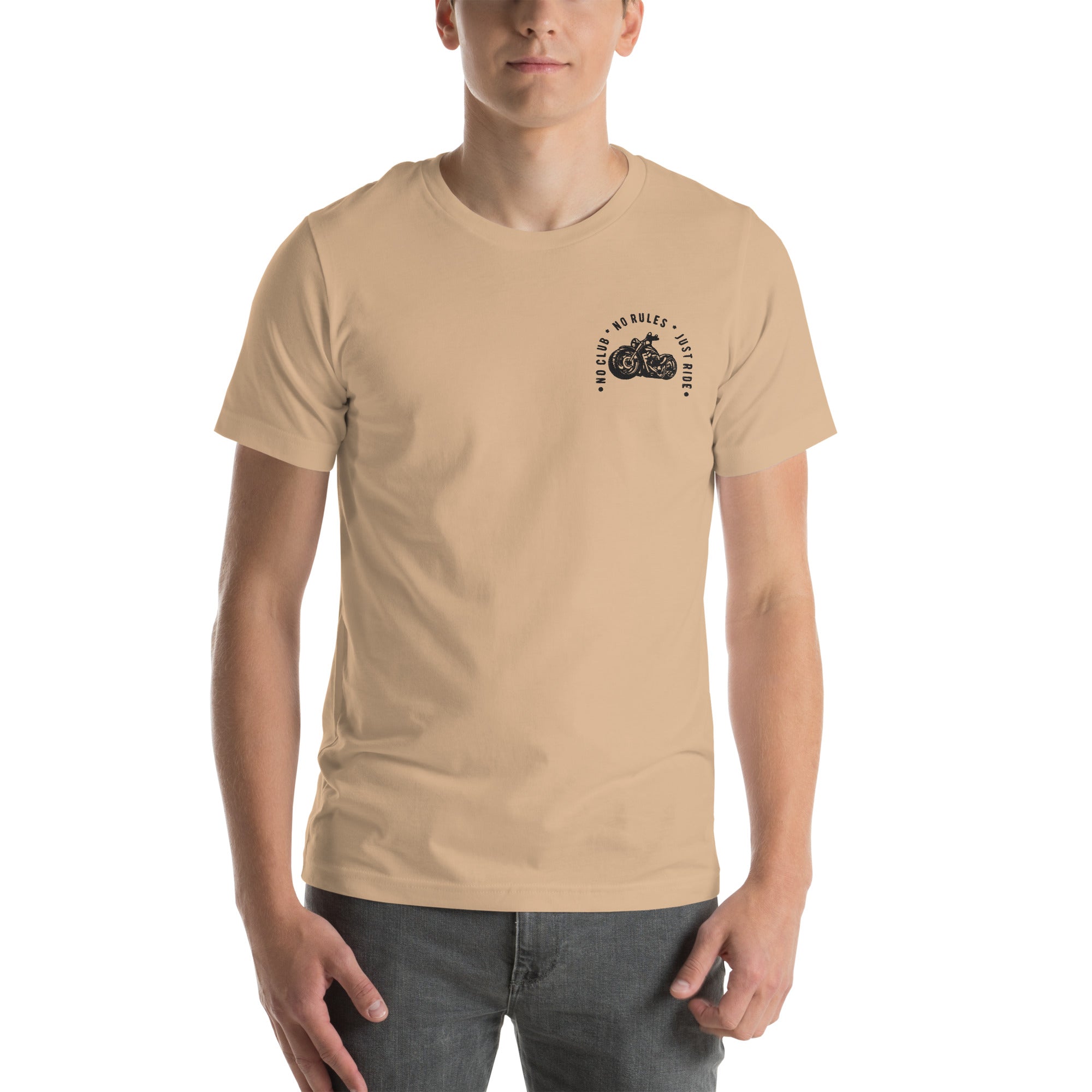 N2J 2 Wheels No Logo  Embroidery Unisex T-shirt