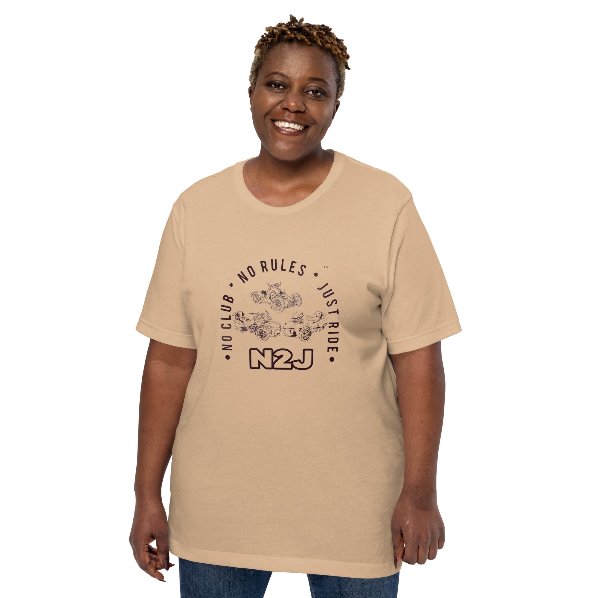 N2J 3 Wheels Newer Unisex T-shirt