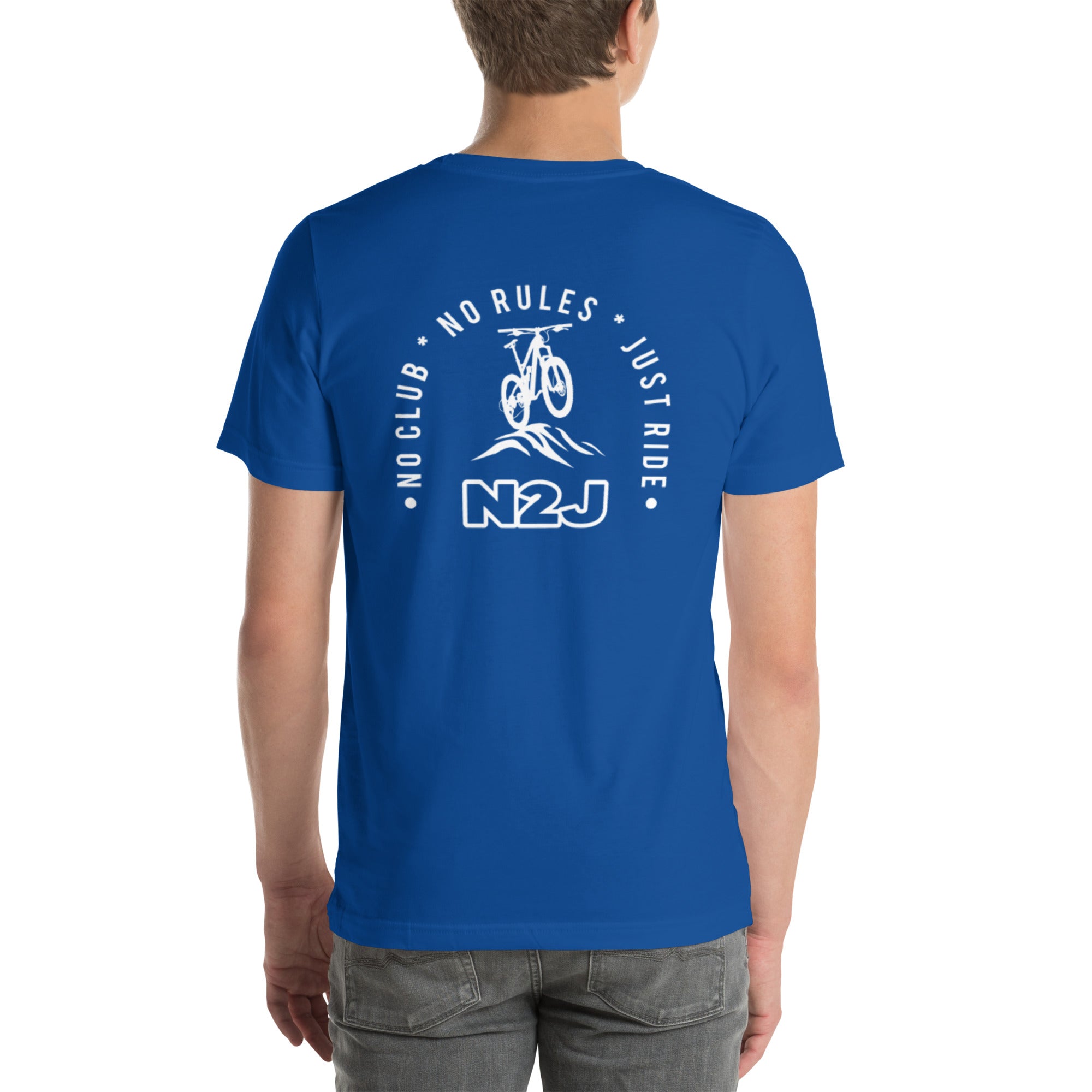 N2J Bicycle Embroidery Unisex T-shirt