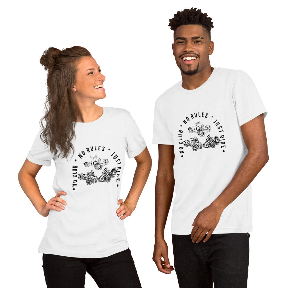 N2J 3 Bikes No Logo Unisex T-shirt