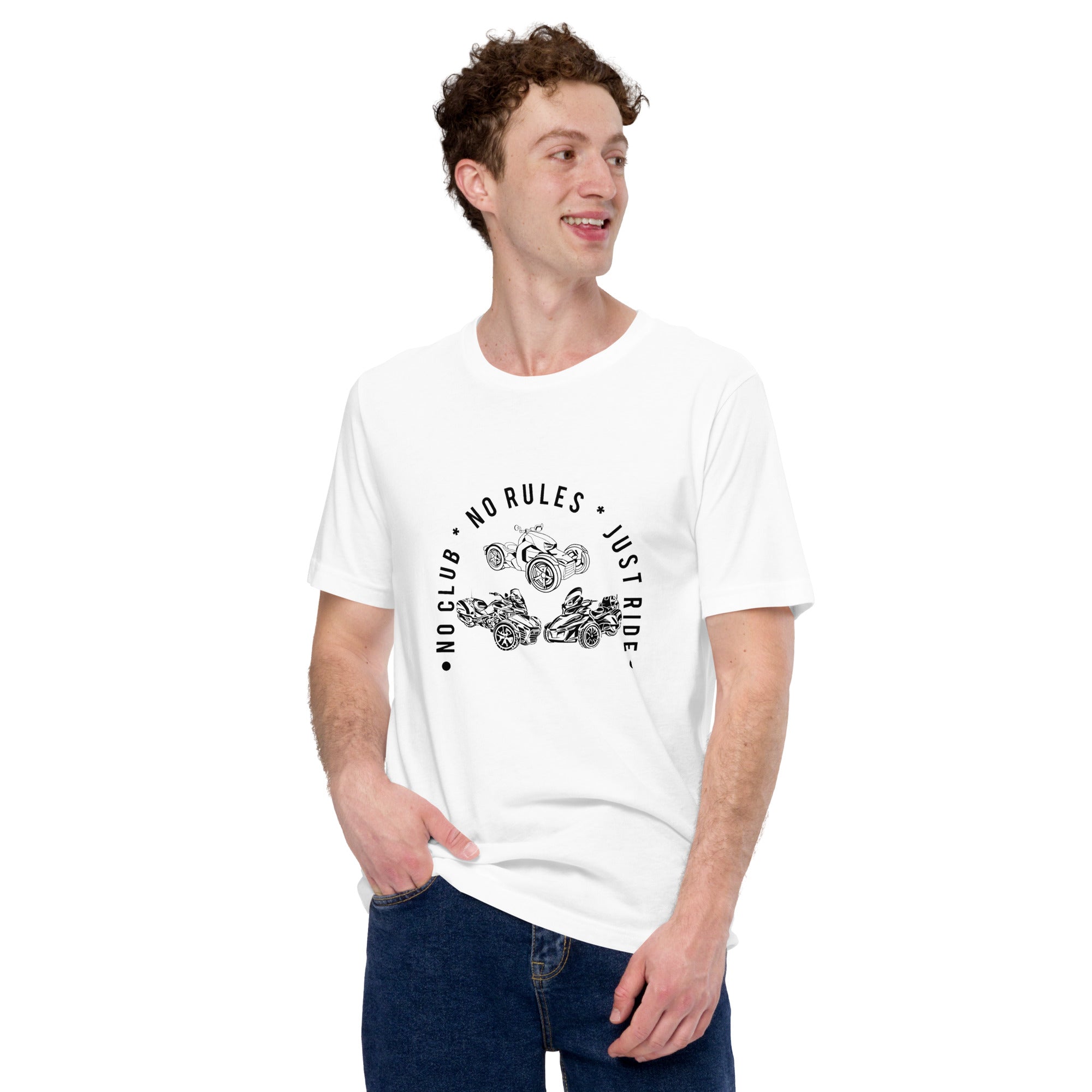 N2J 3 Bikes No Logo Unisex T-shirt