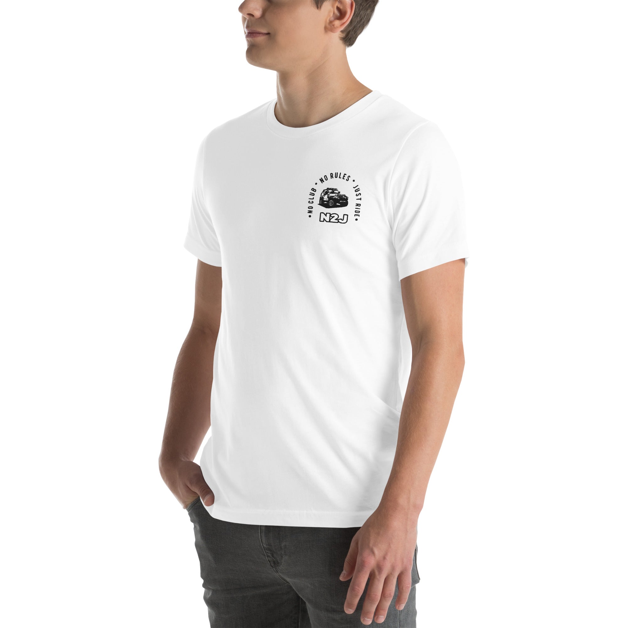 N2J Jeep Embroidery Unisex T-shirt